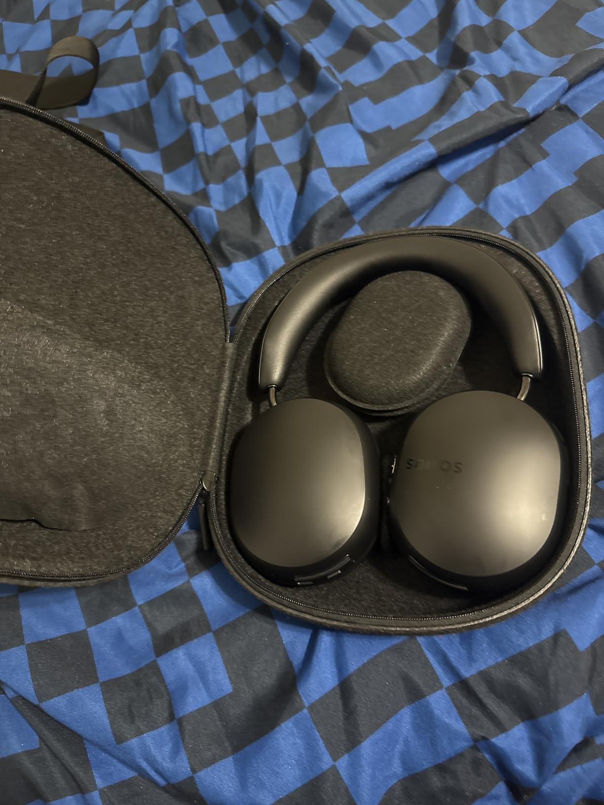 Sonos Ace | Noise Cancelling Wireless Over-Ear Headphones with Bluetooth, 30-Hour Battery Life, Spatial Audio, Dolby Atmos, Dynamic Head Tracking - Black - Customer Photo 1