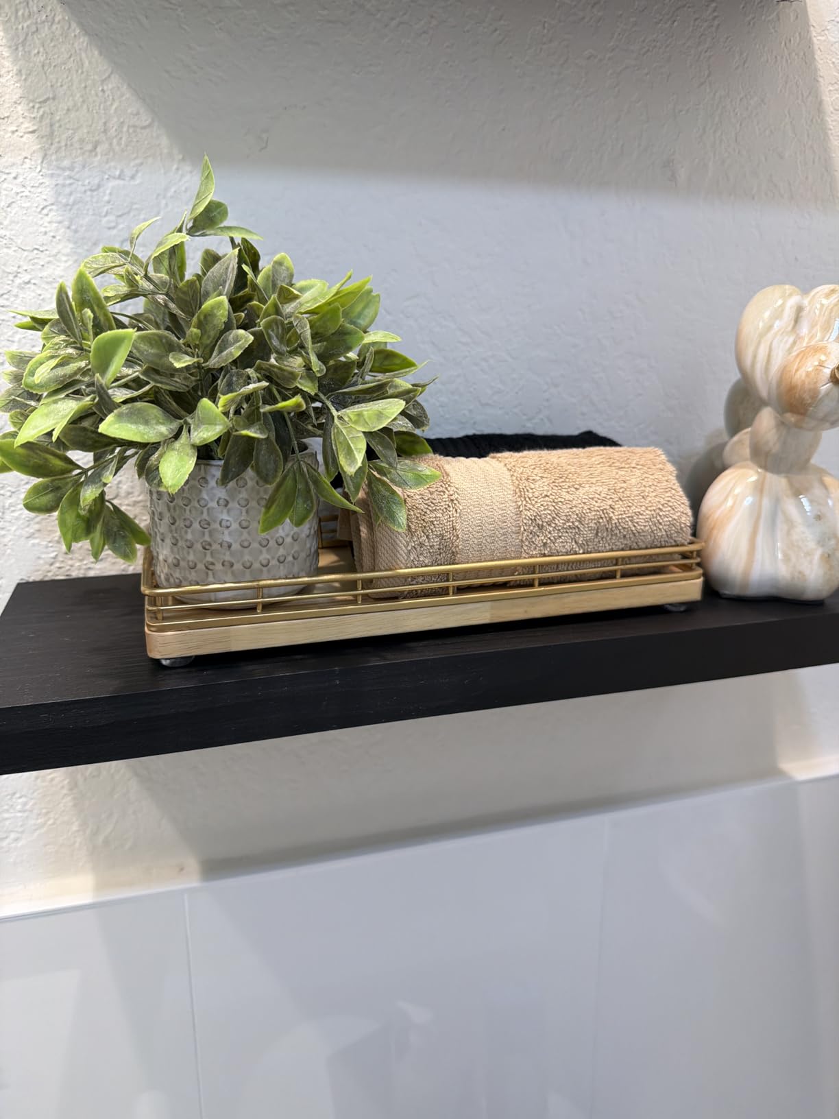 Cotton Paradise Black 6 Piece Towel Set, 100% Cotton Turkish Towels for Bathroom, 2 Bath Towels 2 Hand Towels 2 Washcloths Soft Fluffy Bathroom Towels - Customer Photo 1