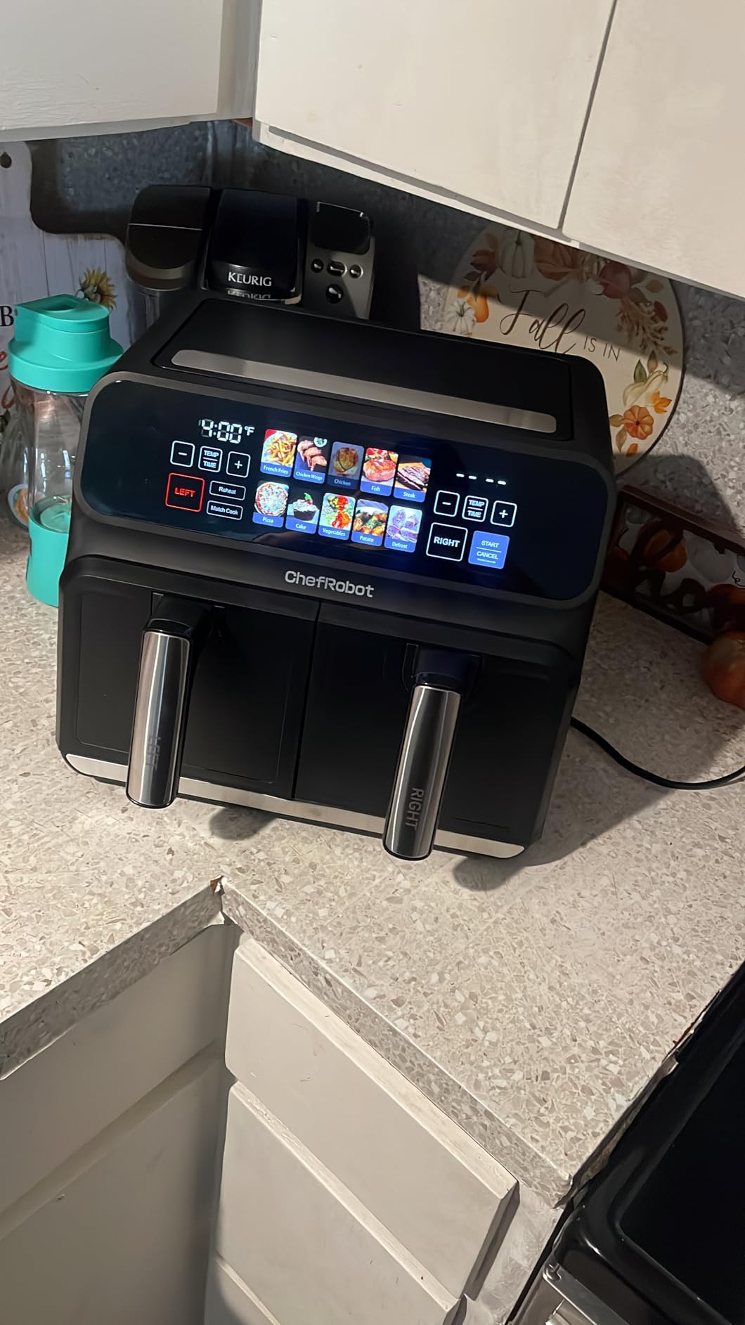 ChefRobot Dual Air Fryer 8 Quart TFT Touch Screen Non Toxic for Family Size/Kitchen/RV - Customer Photo 2