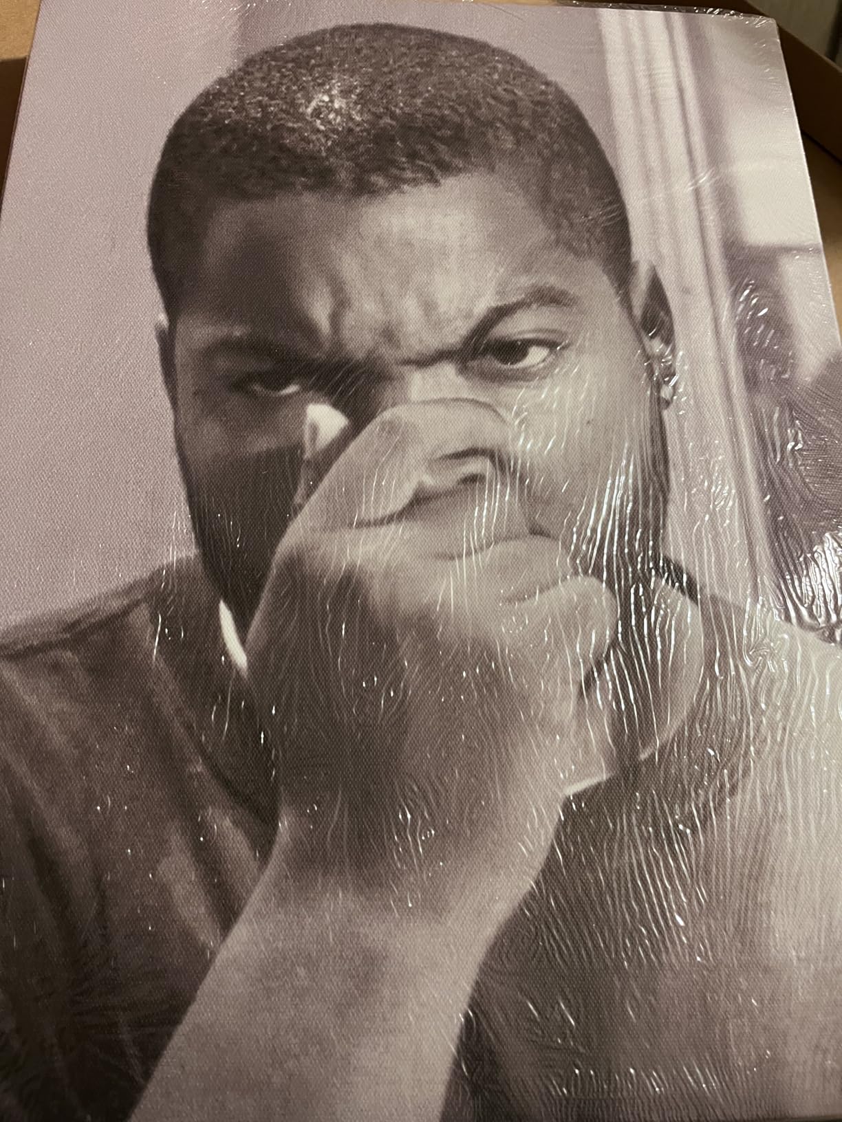 Framed Funny Bathroom Canvas Wall Art Set of 2 - Black and White Vintage Comedy Movies Posters, Funny Toilet Humour Smell Wall Decor Prints for Bathroom Decor 12x16in - Customer Photo 1