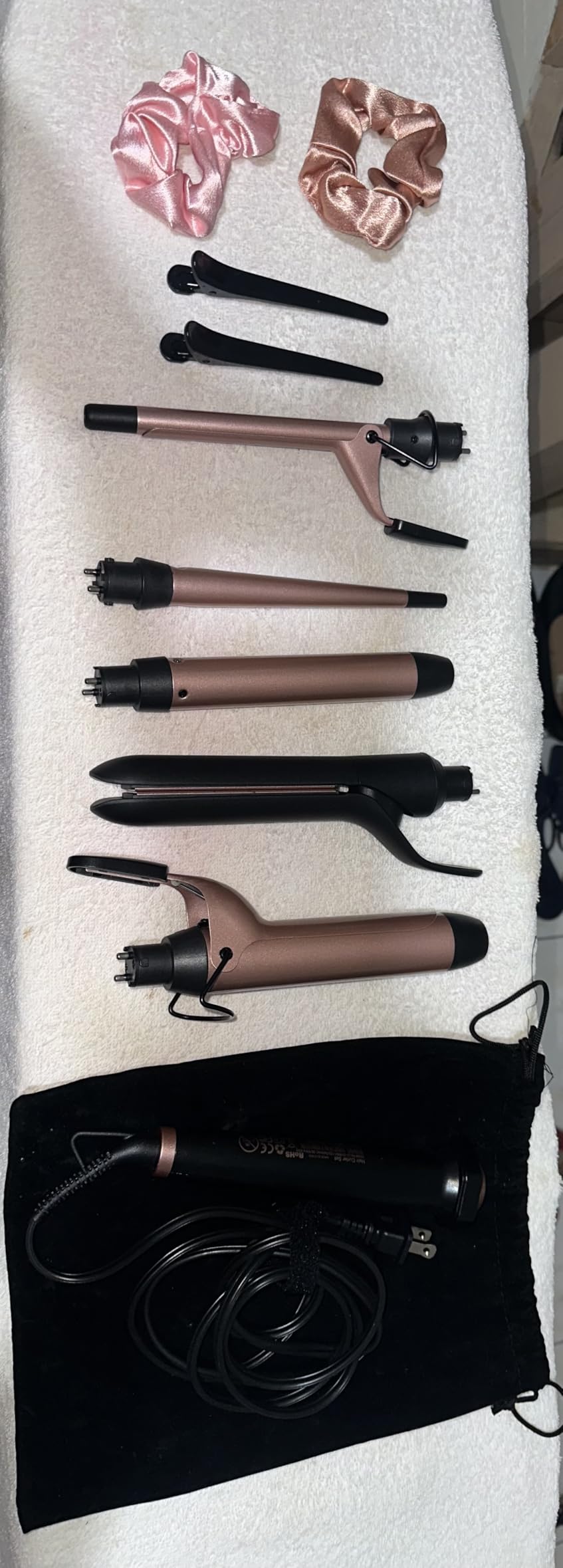 Ufree 5 in 1 Curling Iron with Interchangeable Ceramic Barrels (0.35