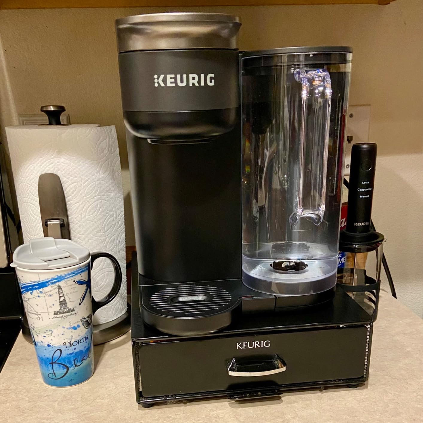 Keurig K-Brew+Chill Iced or Hot Single-Serve K-Cup Coffee Maker with MultiStream and QuickChill Technology, 70oz. Removable Reservoir Customer Review Keurig K-Brew+Chill Iced or Hot Single-Serve K-Cup Coffee Maker with MultiStream and QuickChill Technology, 70oz. Removable Reservoir - Customer Photo 2