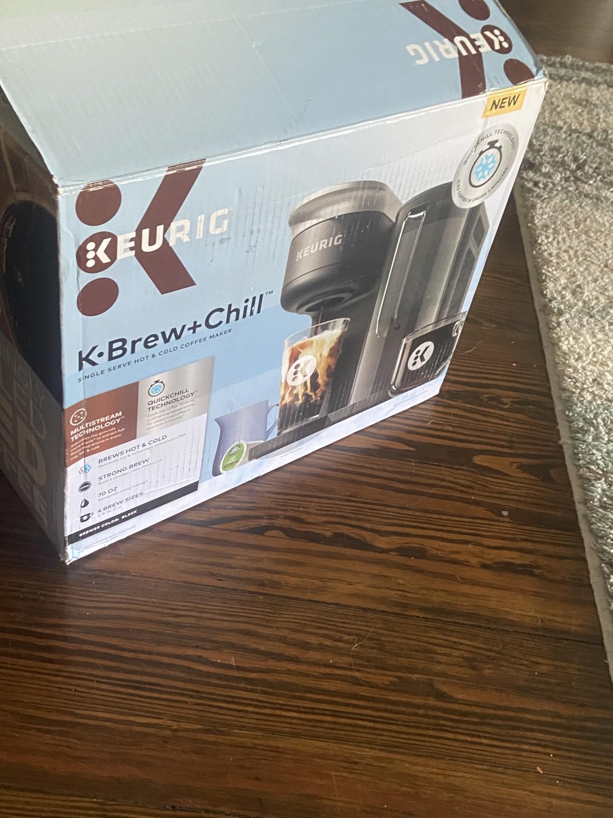 Keurig K-Brew+Chill Iced or Hot Single-Serve K-Cup Coffee Maker with MultiStream and QuickChill Technology, 70oz. Removable Reservoir Customer Review Keurig K-Brew+Chill Iced or Hot Single-Serve K-Cup Coffee Maker with MultiStream and QuickChill Technology, 70oz. Removable Reservoir - Customer Photo 3