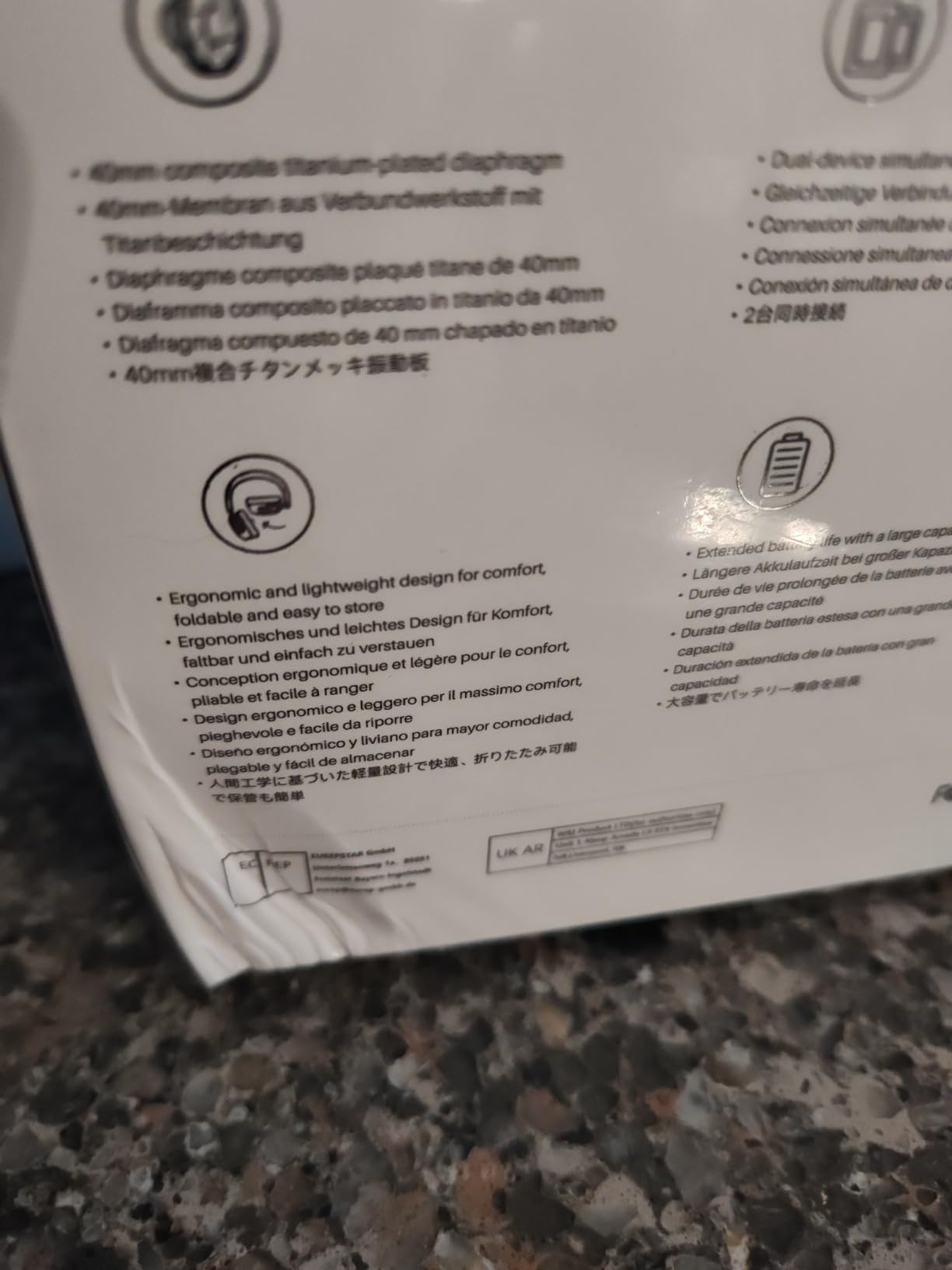 TOZO HA1 Bluetooth 5.4 Over Ear Headphones, 70H Playtime with Mic, Foldable Wireless Headset, Deep Bass Stereo Sound Customizable 32 EQ Music Mode Via Button & App for Travel and Home, Upgraded - Customer Photo 3