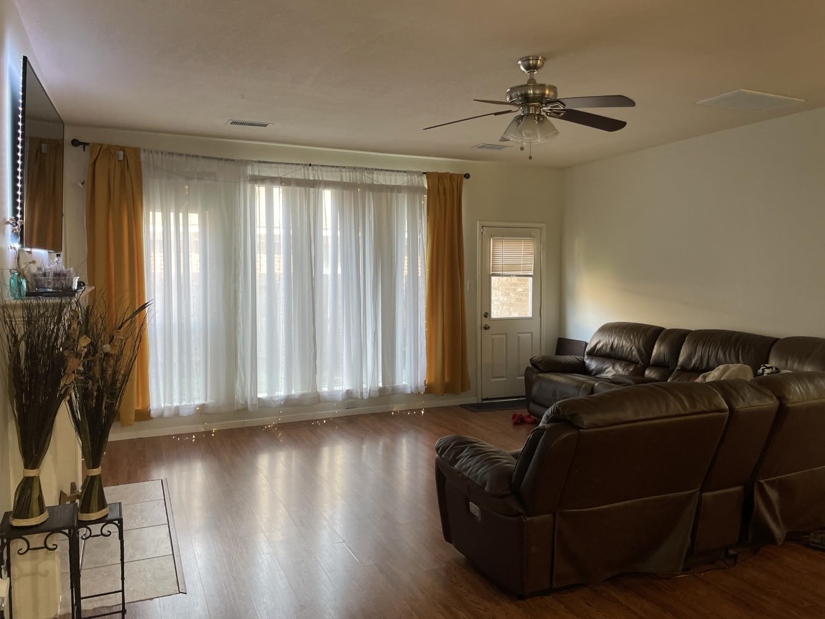 Area Rugs for Living Room: 5x7 Washable Neutral Abstract Rug for Bedroom Large Soft Modern Dining Room Rugs Indoor Floor Low Pile Carpet for Home Office Nursery - Brown Grey - Customer Photo 2