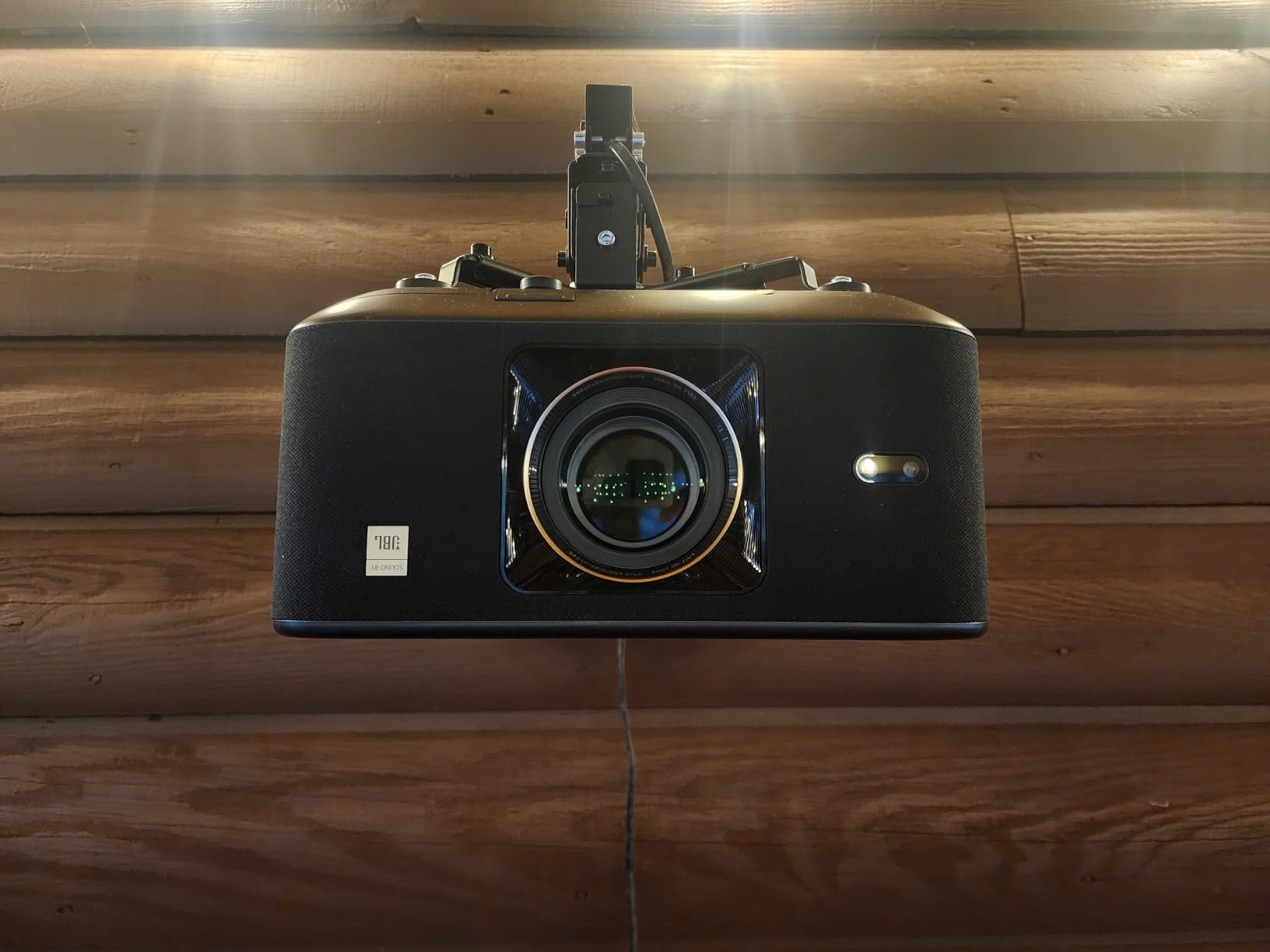 Yaber PROJECTOR K3 1000 ISO Lumens Smart Projector with GTV, 30W Speaker Sound by JBL, Dolby Audio, Home/Outdoor Movie Projector with WiFi6 and Bluetooth, Auto Screen Adaptation,Netflix 7000+app - Customer Photo 5