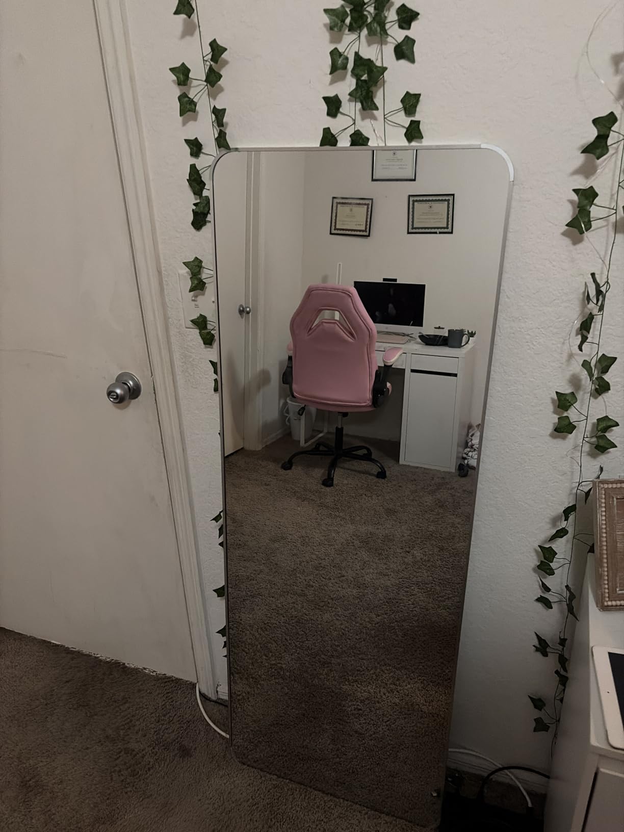 BEAUTYPEAK Black Full Length Mirror, 56 BEAUTYPEAK Black Full Length Mirror, 56