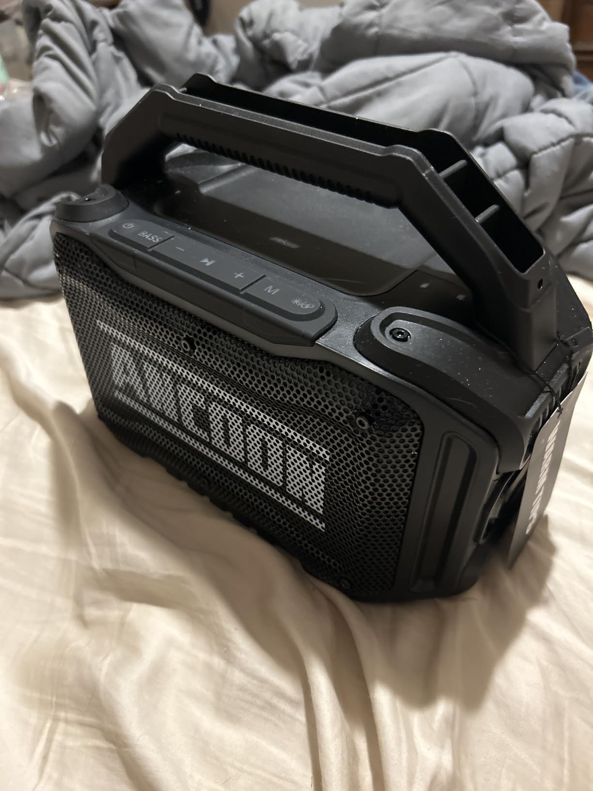 Speakers Bluetooth Wireless: 80W(Peak) Loud Speaker with Bass, 20H Playtime, IPX6 Waterproof, Large Jobsite Speakers for Work, Outdoor, Workshop, Garage, Portable Speaker with TWS (Black) - Customer Photo 2