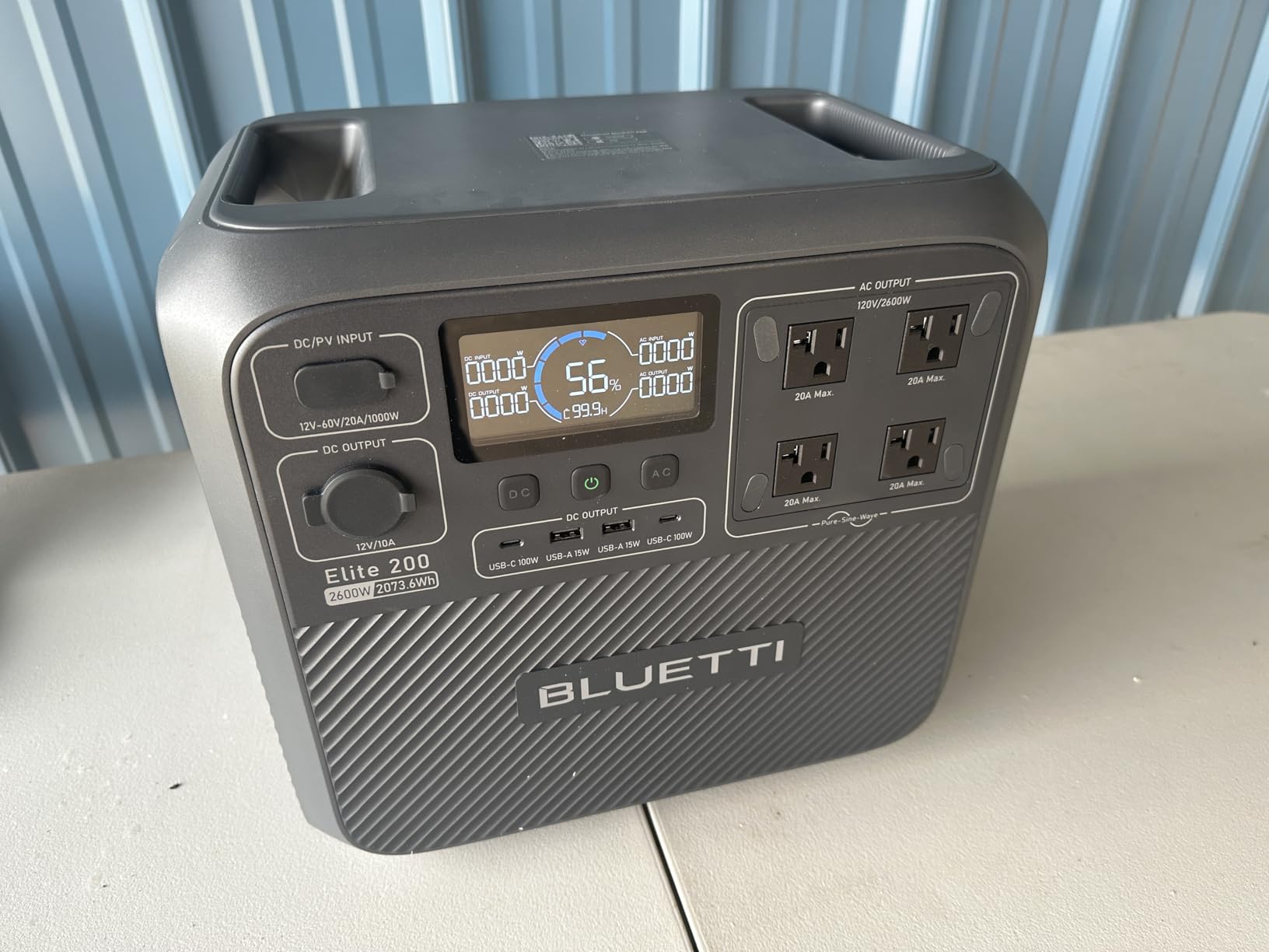 BLUETTI Solar Generator Elite 200 V2 with 200W Solar Panel Included, Portable Power Station 2073.6Wh w/ 4 2600W AC Outlets, 17-Year Lifespan LFP Emergency Power for Home Backup, Power Outages, Camping - Customer Photo 3
