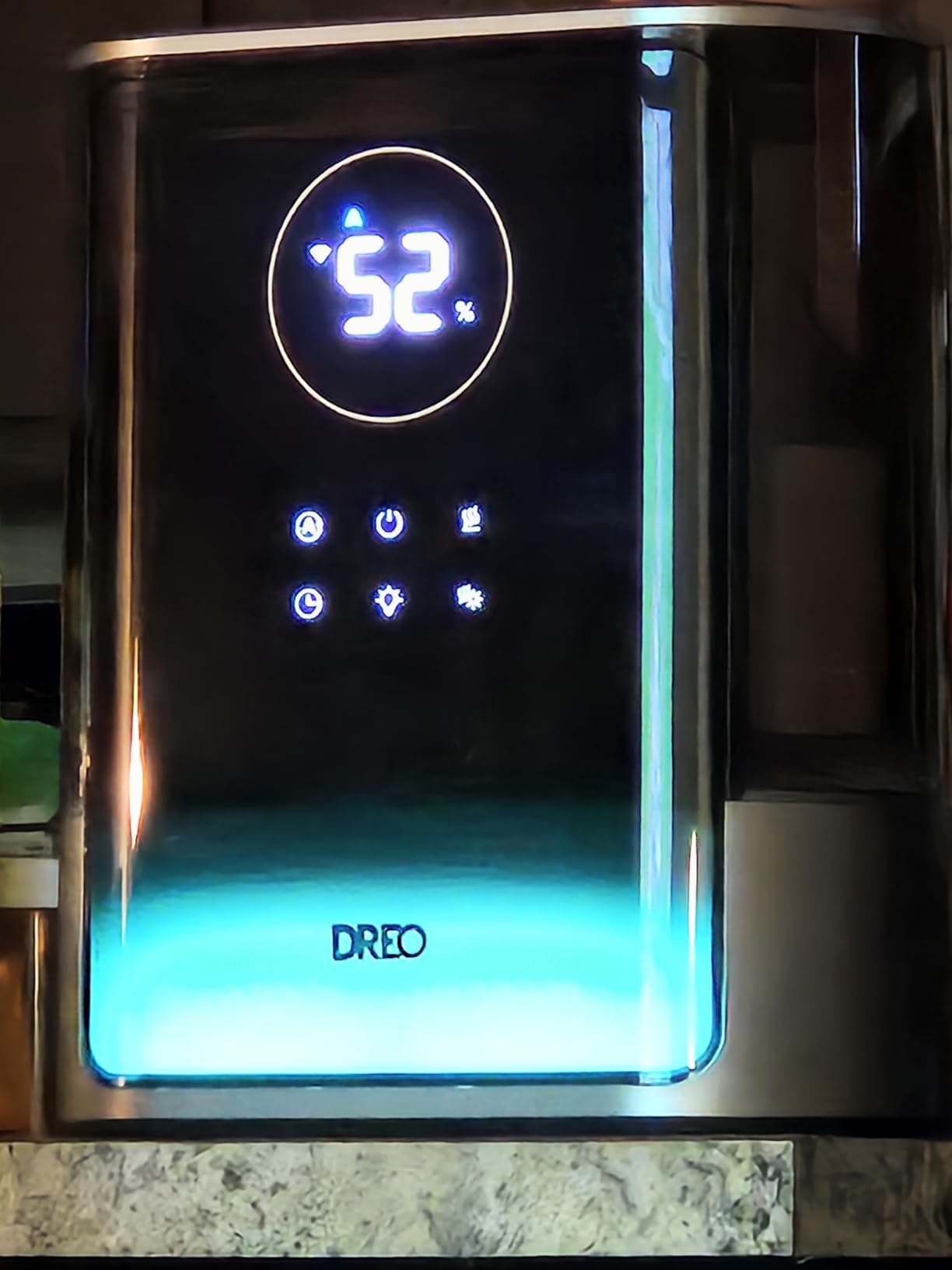 Dreo 8L Smart Humidifier Large Room 600ft², HM717S, 80H Runtime Supersized Warm and Cool Mist Humidifiers for Bedroom Baby, 28dB Quiet Air Humidifier for Plants Indoor, Home, Whole House, Silver - Customer Photo 1