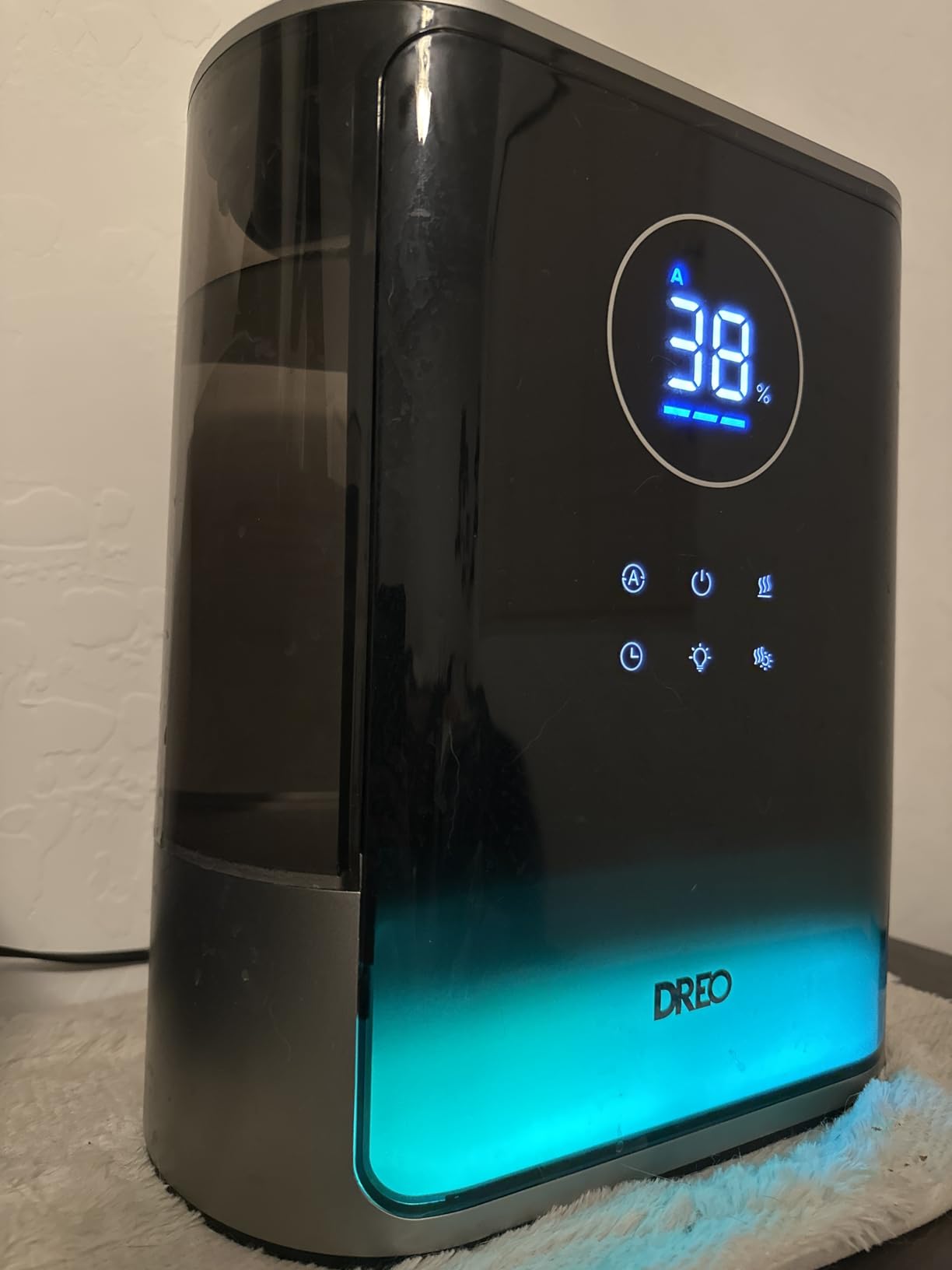 Dreo 8L Smart Humidifier Large Room 600ft², HM717S, 80H Runtime Supersized Warm and Cool Mist Humidifiers for Bedroom Baby, 28dB Quiet Air Humidifier for Plants Indoor, Home, Whole House, Silver - Customer Photo 2