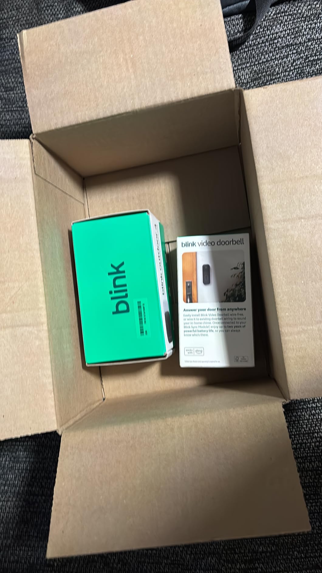 All-new Blink Video Doorbell + Outdoor 4 – Wireless smart security cameras, head-to-toe HD view, two-year battery life. Sync Module Core included – 3 camera system + Video Doorbell - Customer Photo 1