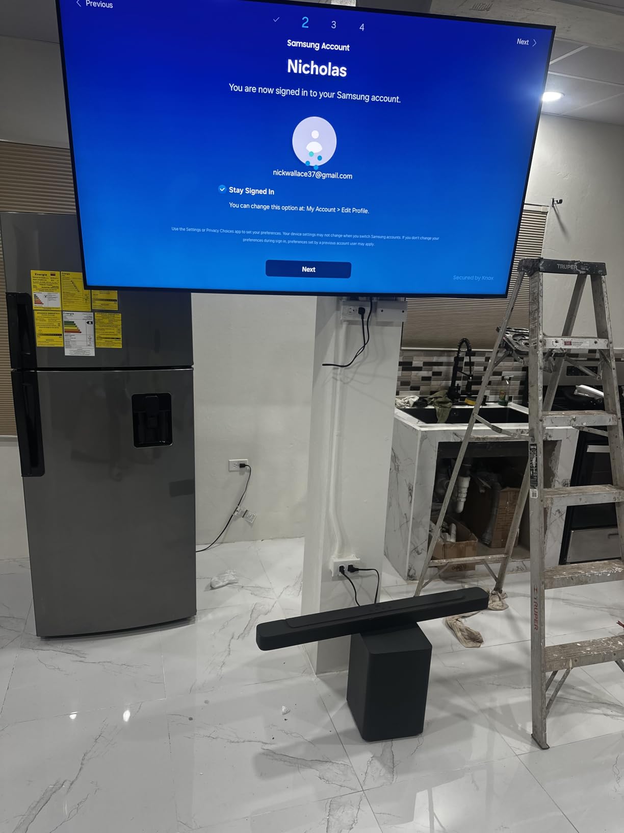 Samsung 65-Inch Class Neo QLED QN70F 4K Mini LED Smart TV (2025 Model) NQ4 AI Gen2 Processor, Quantum Matrix Technology Slim, Motion Xcelerator 144Hz, Samsung Vision AI, Alexa Built-in - Customer Photo 4