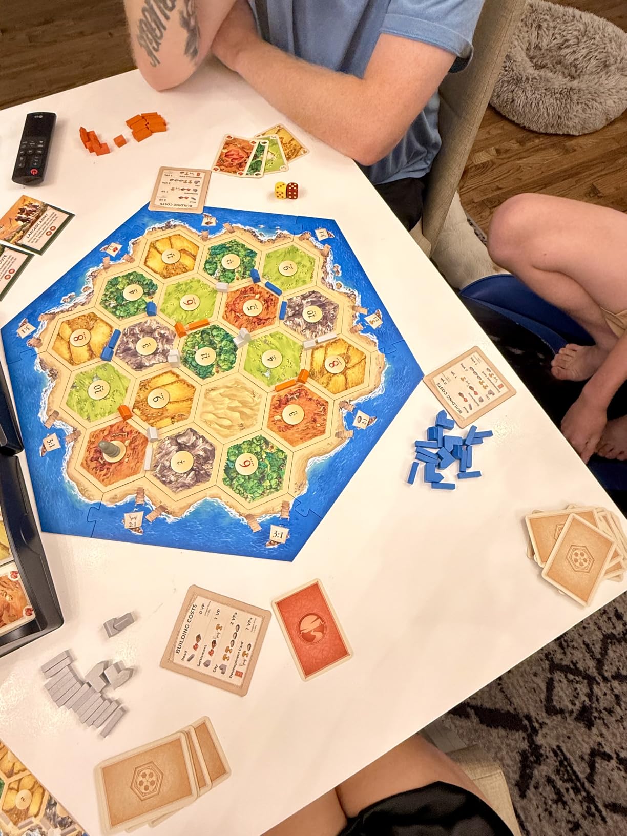 CATAN Board Game (6th Edition) Trade, Build & Settle in The Classic Strategy Game for Family, Kids & Adults, Ages 10+, 3-4 Players, 60-90 Min Playtime - Customer Photo 1