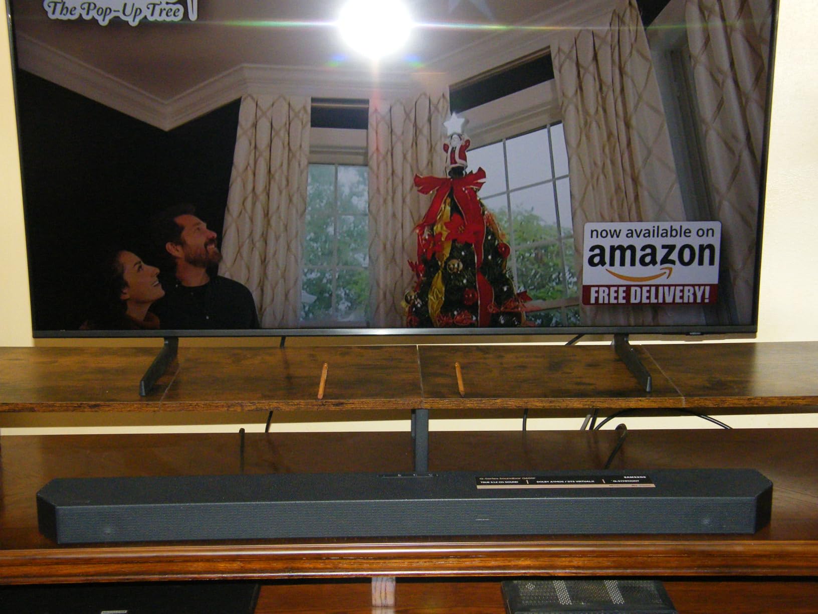 Samsung 75-Inch Class QLED Q8F 4K UHD Smart TV (2025 Model) Q4 AI Processor, 100% Color Volume with Quantum Dot, AirSlim Design, Endless Free Content, Samsung Vision AI, Alexa Built-in Customer Review Samsung 75-Inch Class QLED Q8F 4K UHD Smart TV (2025 Model) Q4 AI Processor, 100% Color Volume with Quantum Dot, AirSlim Design, Endless Free Content, Samsung Vision AI, Alexa Built-in - Customer Photo 1