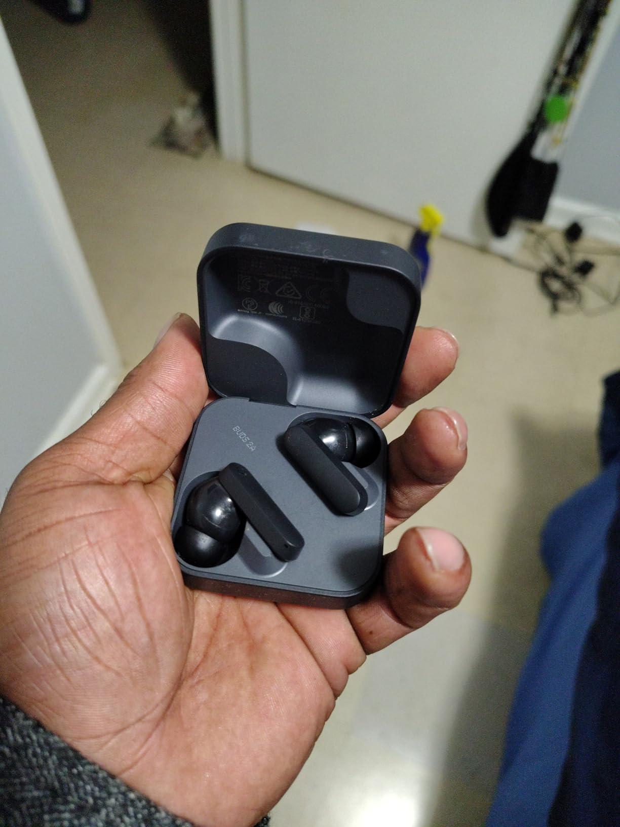 CMF Buds 2a Wireless Earbuds 2025 New Active Noise Cancelling 42dB Hybrid ANC Bluetooth Headphones, 12.4mm Dynamic Driver for Big Bass, 4 Mic Clear Calls, Sport Ear Buds for iPhone, Android, Dark Grey - Customer Photo 1