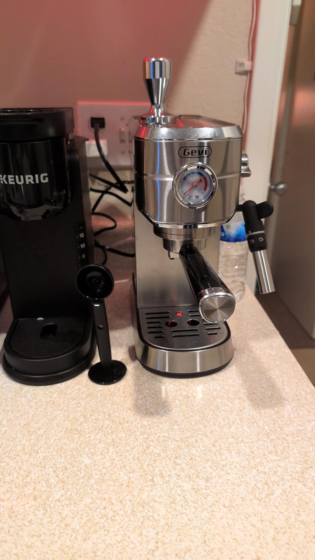 Gevi Commercial Espresso and Coffee Makers, Professional 20 Bar Espresso Maker with Milk Frother, Stainless Steel Expresso Coffee Machines for Home, Compact Cappuccino Machine, Great Gift - Customer Photo 2