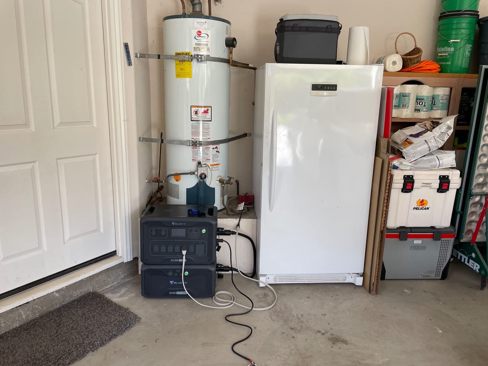 BLUETTI Apex 300 Portable Power Station, 2764.8Wh Solar Generator LFP Battery Backup with 6 3840W AC Outlets (7680W Surge), Simultaneous 120V/240V Output & Black Start, for Home, RV and Emergencies - Customer Photo 2