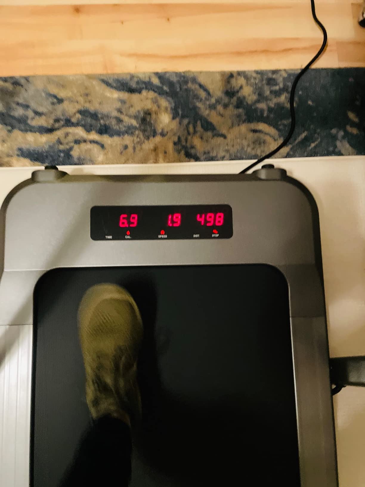 THERUN Walking Pad Treadmill, 3.0 HP Under Desk Treadmills, 2 in 1 Portable Treadmill for Home, Walking Pad with Handle Bar, 18