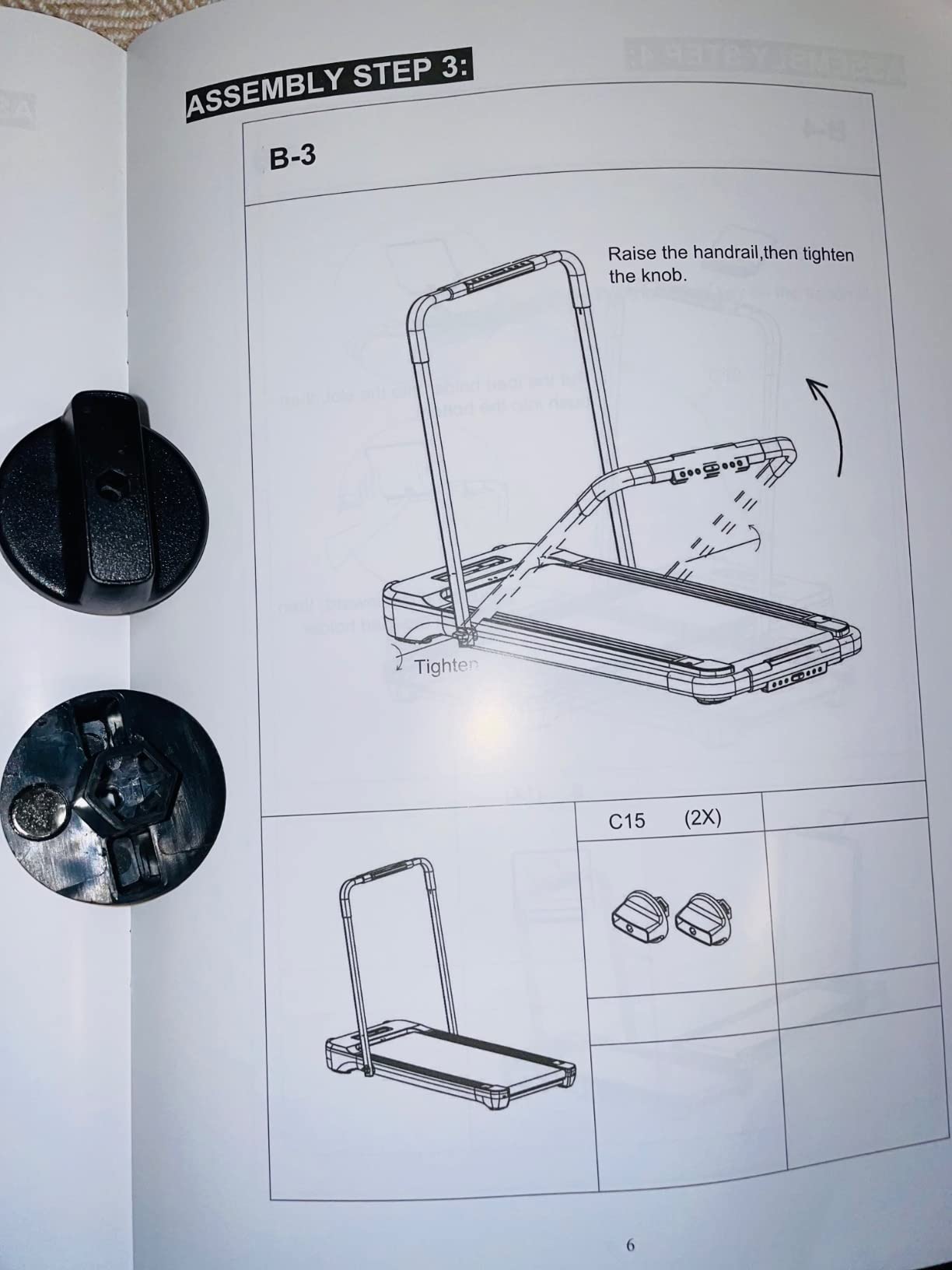 THERUN Walking Pad Treadmill, 3.0 HP Under Desk Treadmills, 2 in 1 Portable Treadmill for Home, Walking Pad with Handle Bar, 18