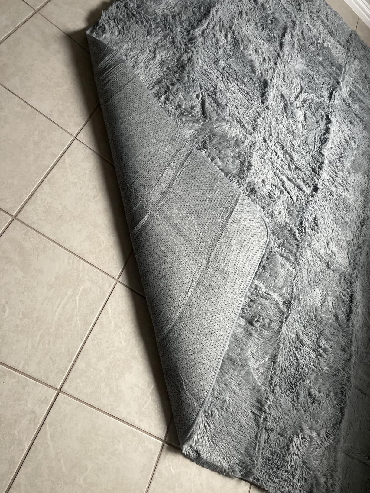 8x10 Area Rug for Living Room:Ultra Soft Fluffy Shag Black Rugs,Large Fuzzy Plush Indoor Non Slip Carpet Washable Rug for Bedroom Kids Nursery Office Dorm Modern Decor(Black) - Customer Photo 2