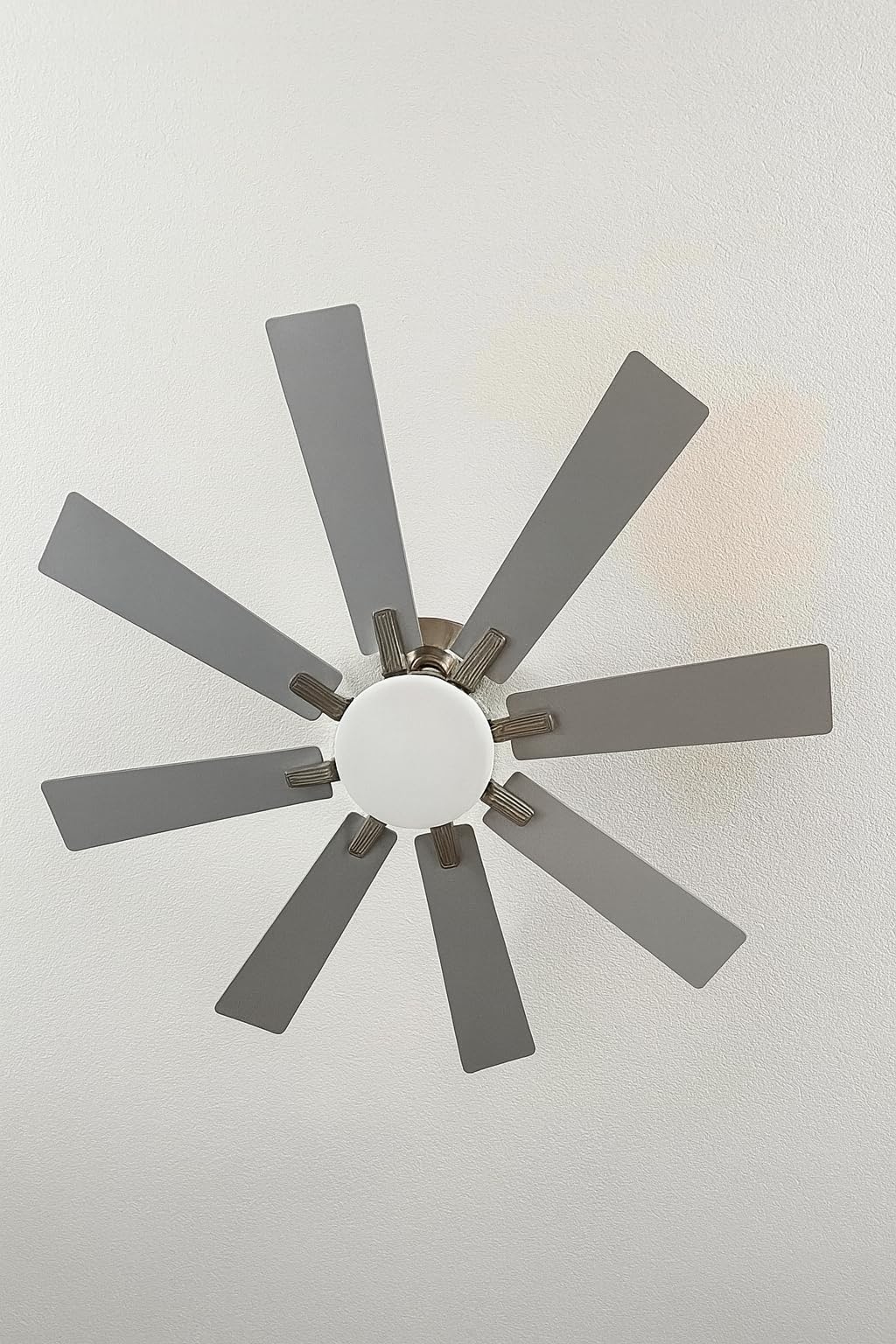 Ceiling Fans with Lights, 52 Inch Ceiling Fan with Light and Remote Control, Reversible DC Motor, 3CCT, Dimmable, Timer, Noiseless, Black Ceiling Fan for Bedroom Living Room, Indoor/Outdoor Use - Customer Photo 1