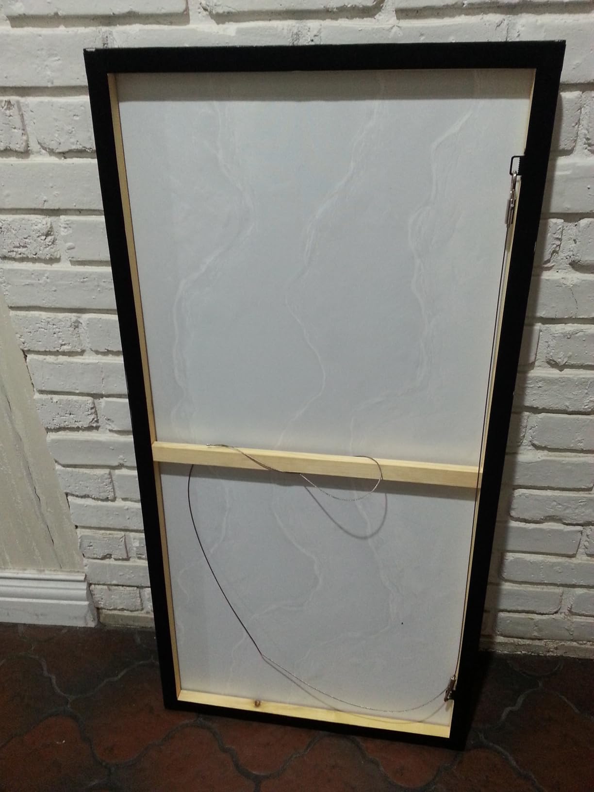 Abstract Canvas Wall Art for Living Room Black Painting Wall Art for Bedroom Modern Wall Decor for Office Size 20 x 40 Inch - Customer Photo 2