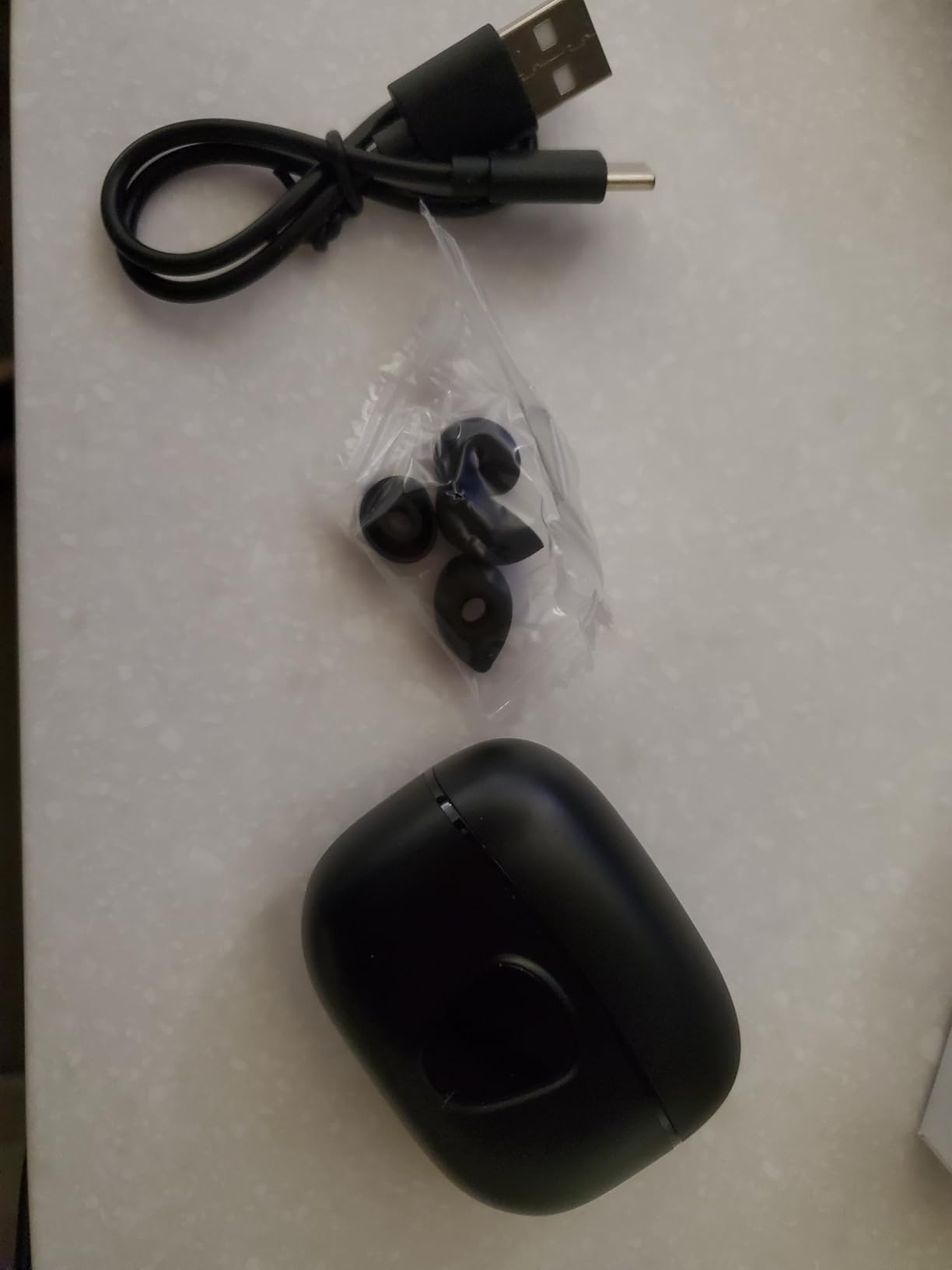 Wireless Earbuds, Bluetooth 5.4 Headphones HiFi Stereo, Bluetooth Earbuds with ENC Noise Cancelling Mic, IP7 Waterproof in Ear Earphones, 48H, LED Display Ear Buds for Pad Phones Workout, Rose Gold - Customer Photo 4