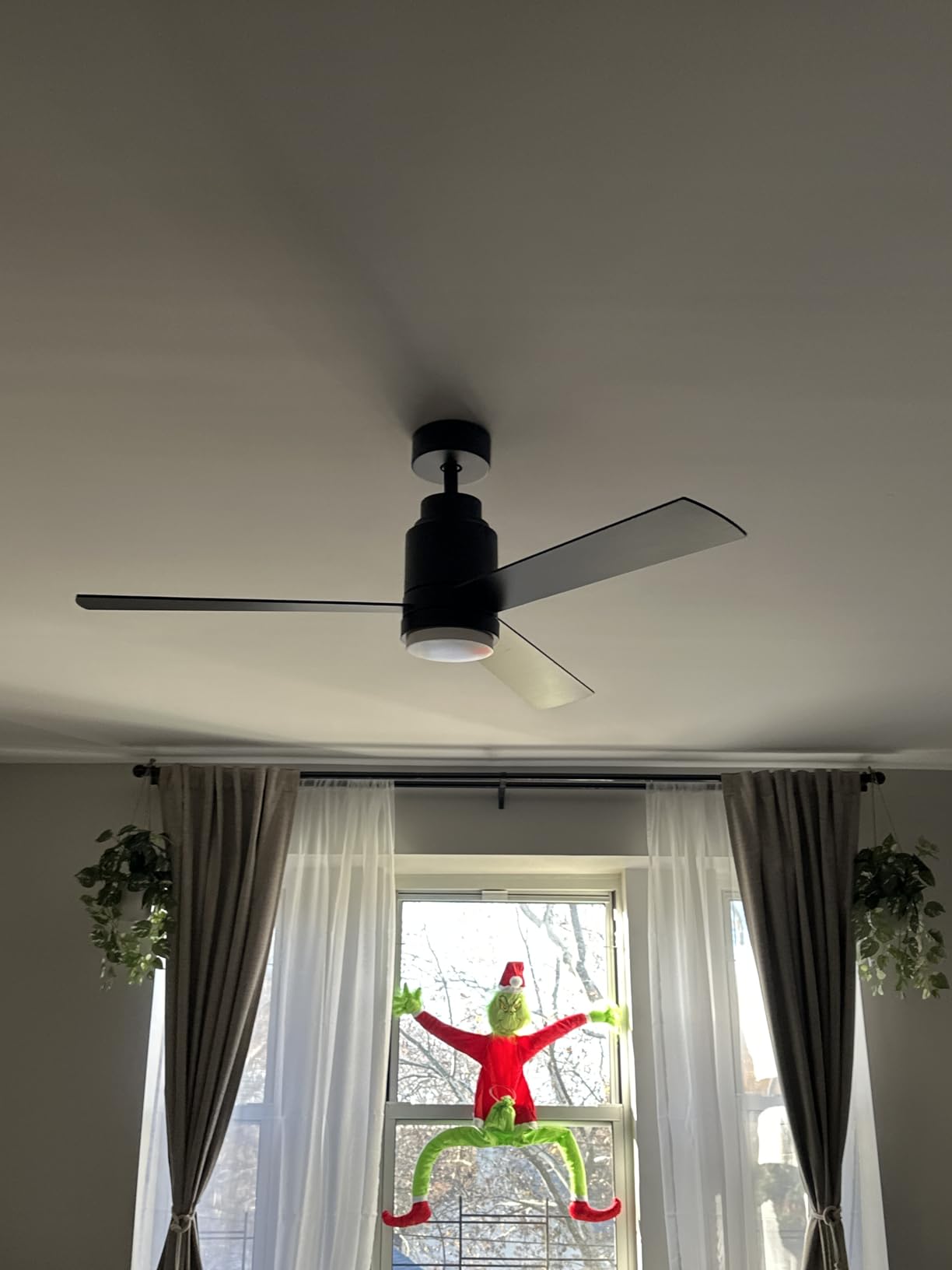 Black Ceiling Fans with Lights - 46