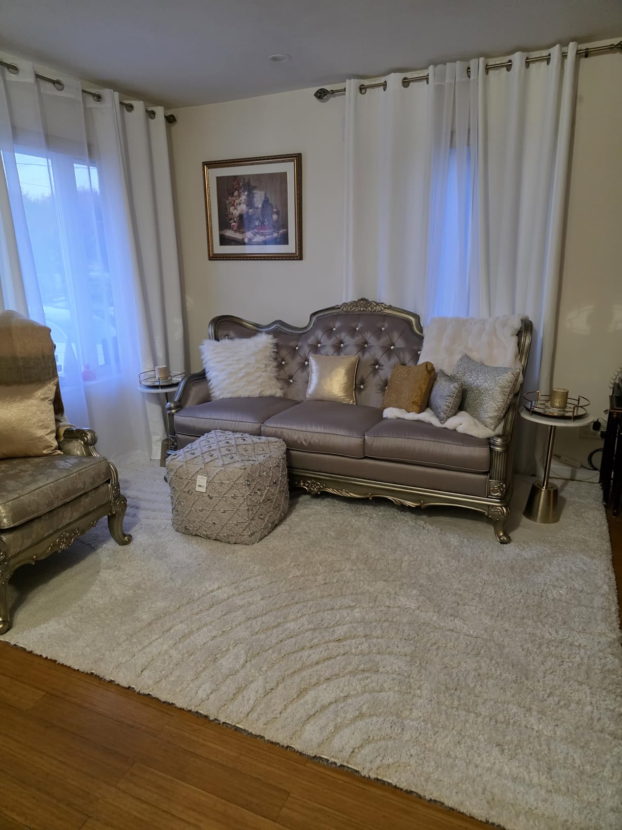 GarveeHome Industrial Dining Table for 4-6 People, 63 in Long Wooden Kitchen Table with Sturdy Metal Frame & Natural Wood Finish - Seats 4 Rectangular Counter for Dinner, Kitchen, Dining Room - Black - Customer Photo 3