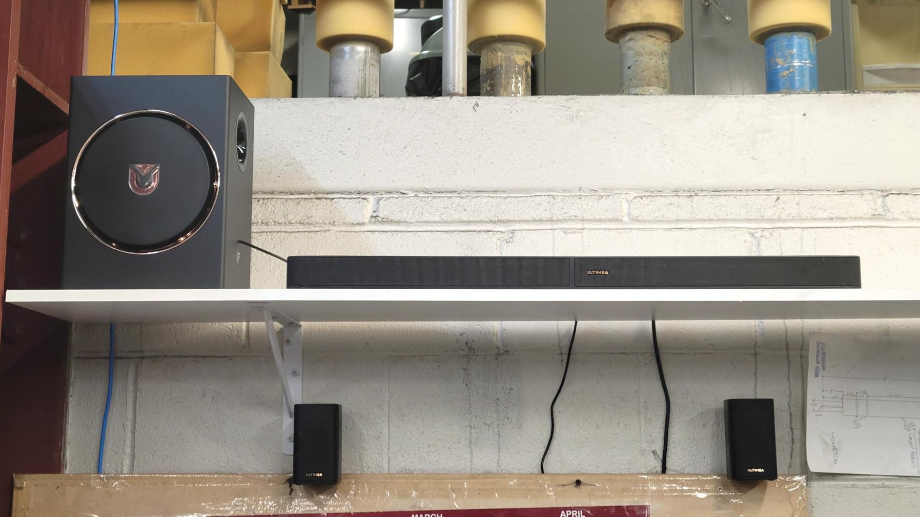 ULTIMEA Skywave X40 5.1.2ch Sound Bar for Smart TV w/Dolby Atmos, Wireless Surround Sound System for TV, 530W Soundbar with Wireless Subwoofer, GaN Amplifier, 4K HDR Pass-Through, HDMI eARC, BT 5.4 - Customer Photo 5