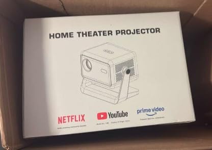 【1500ANSI & Compatible with Netflix】Mini Projector with WiFi and Bluetooth, Auto Focus & Keystone Protable Smart Projector 4K Support with Stand,Outdoor Home Theater Projector - Customer Photo 1