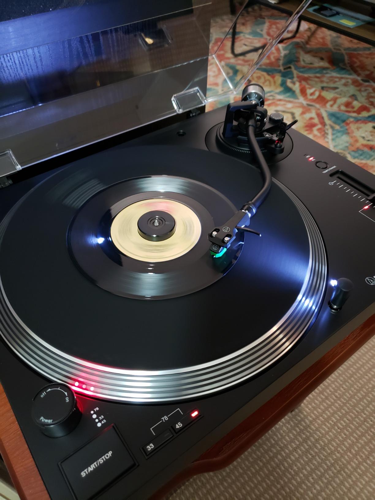 Audio-Technica AT-LP120XUSB-BK Direct-Drive Turntable (Analog & USB), Fully Manual, Hi-Fi, 3 Speed, Convert Vinyl to Digital, Anti-Skate and Variable Pitch Control, Black - Customer Photo 4