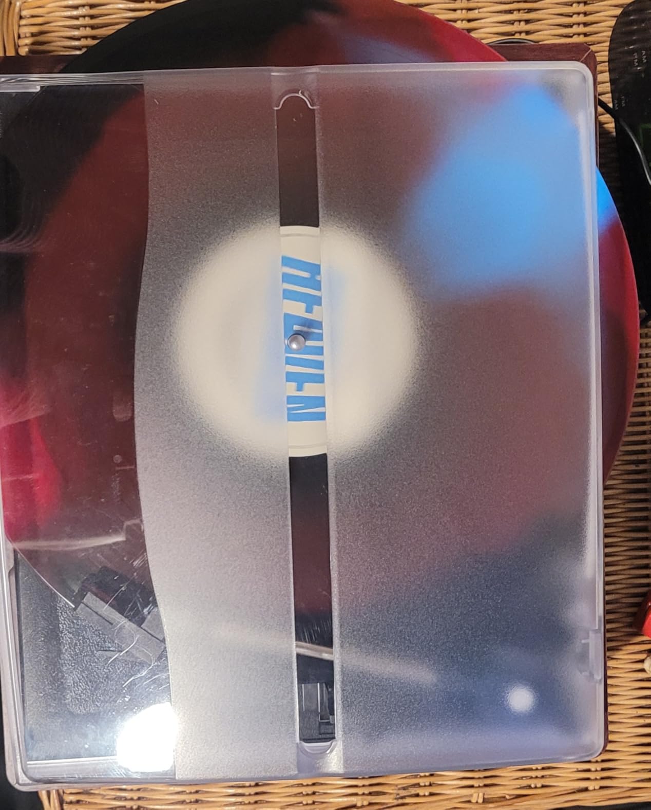 Vinyl Record Player Turntable with Built-in Bluetooth Receiver & 2 Stereo Speakers, 3 Speed 3 Size Portable Retro Record Player for Entertainment and Home Decoration - Customer Photo 4