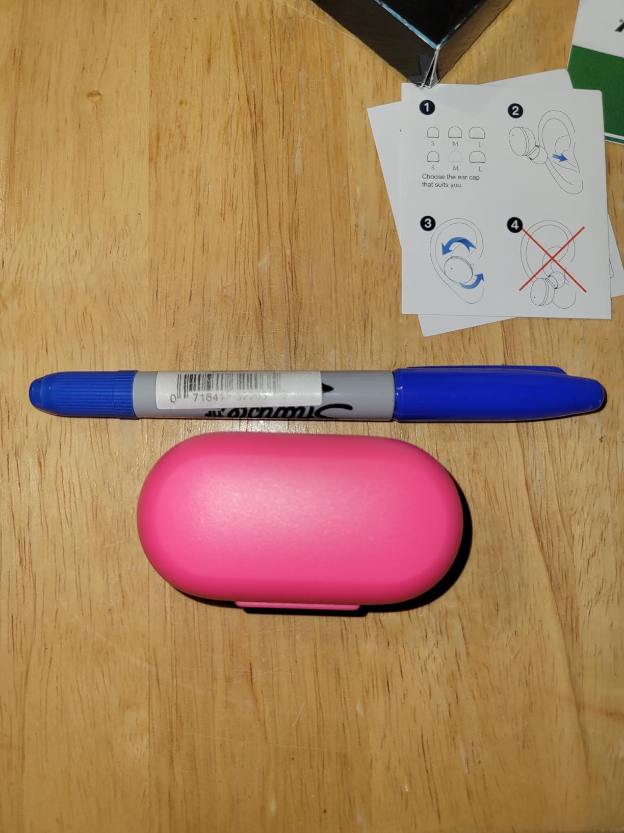 kurdene Wireless Earbuds Bluetooth 5.3 in Ear Buds Light Weight Headphones,Deep Bass Sound,Built in Mics Headset,Clear Calls Earphones for Sports Workout Customer Review kurdene Wireless Earbuds Bluetooth 5.3 in Ear Buds Light Weight Headphones,Deep Bass Sound,Built in Mics Headset,Clear Calls Earphones for Sports Workout - Customer Photo 2