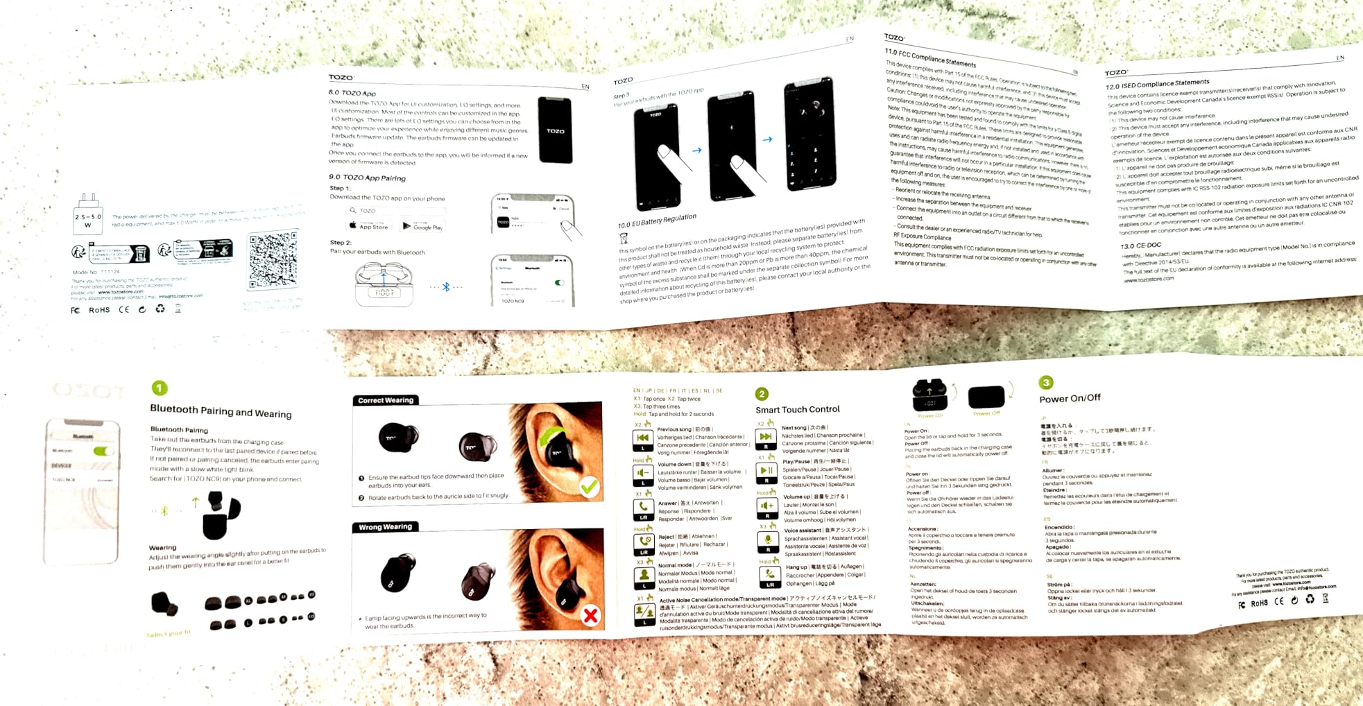 TOZO NC9 Hybrid Active Noise Cancelling Wireless Earbuds, 6 Mics ENC Clear Call, IPX8 Waterproof, in Ear Bluetooth 5.3 Headphones Stereo Bass Ear Buds 59H Playtime with LED Display 32 EQs via APP Customer Review TOZO NC9 Hybrid Active Noise Cancelling Wireless Earbuds, 6 Mics ENC Clear Call, IPX8 Waterproof, in Ear Bluetooth 5.3 Headphones Stereo Bass Ear Buds 59H Playtime with LED Display 32 EQs via APP - Customer Photo 2