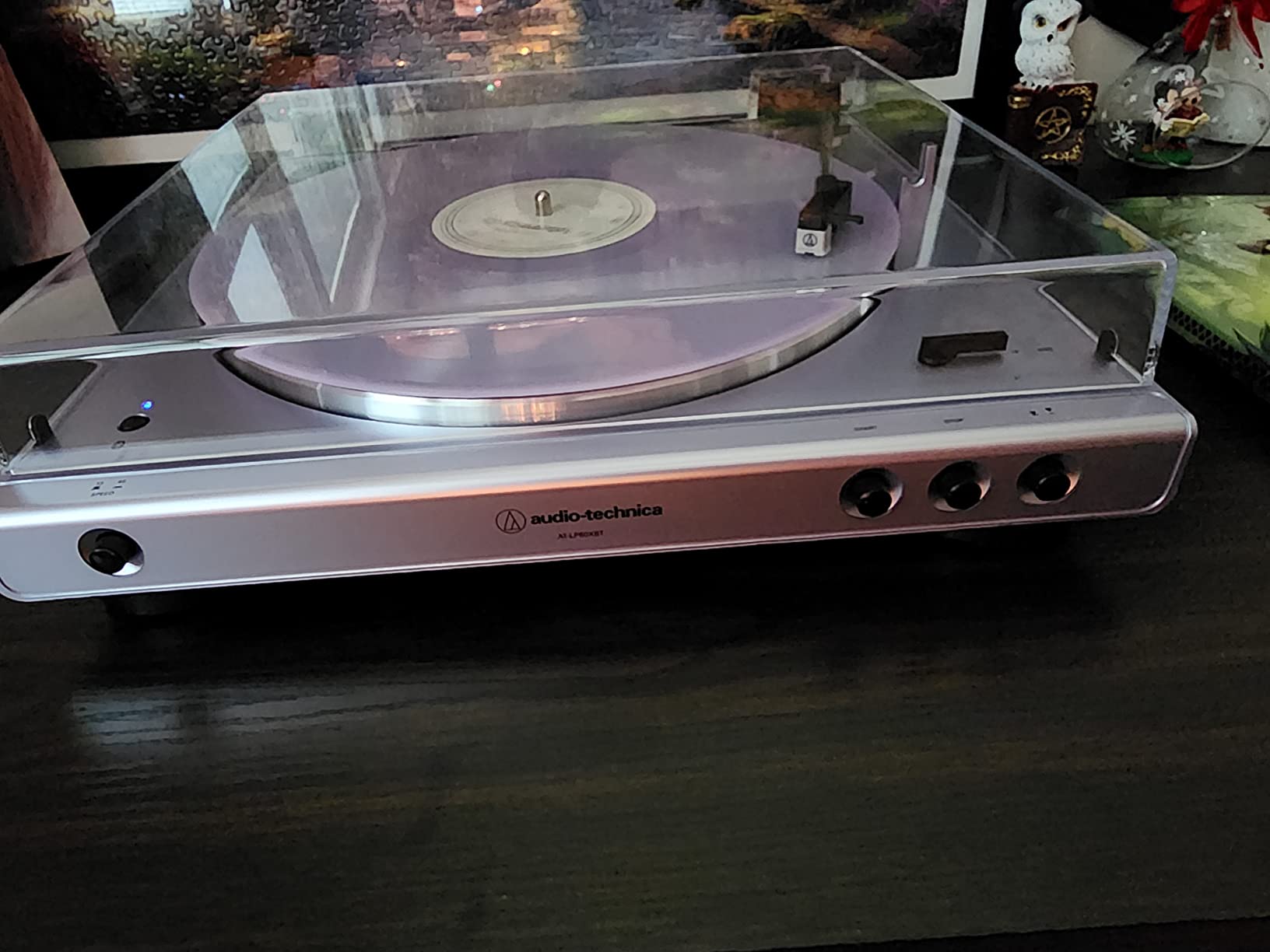 Audio-Technica at-LPGO-BT Fully Automatic Wireless Belt-Drive Turntable (Gun-Metal/Black) - Customer Photo 3