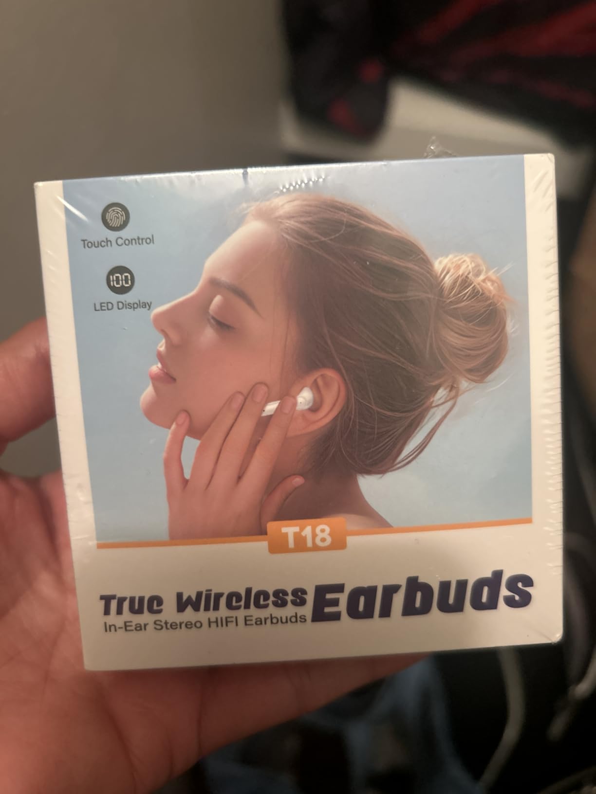 Wireless Earbuds Bluetooth 5.3 Ear Buds, Hi-Fi Stereo Bass Ear Buds with 48H Playtime & LED Display, Lightweight in-Ear Headphones with Mic, IPX7 Waterproof, Touch Control for iPhone Customer Review Wireless Earbuds Bluetooth 5.3 Ear Buds, Hi-Fi Stereo Bass Ear Buds with 48H Playtime & LED Display, Lightweight in-Ear Headphones with Mic, IPX7 Waterproof, Touch Control for iPhone - Customer Photo 2