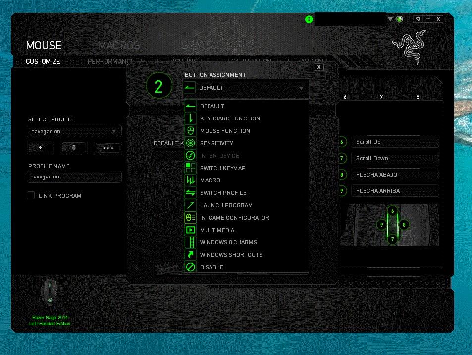 Razer RZ01-01050100-R3M1 Naga Left-Handed - Ergonomic MMO Gaming Mouse with 12 Programmable Thumb Buttons - 8,200 Adjustible DPI - Customer Photo 1
