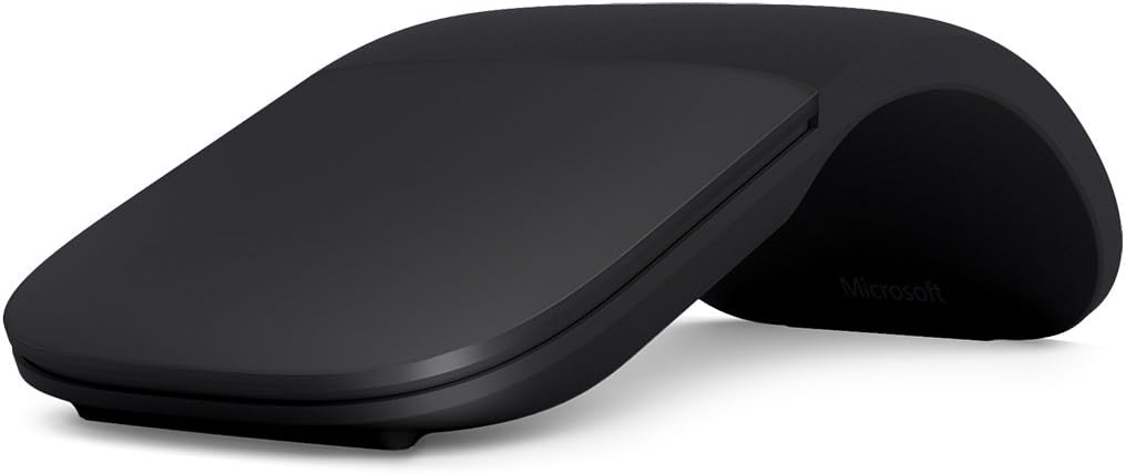Microsoft Arc Mouse - Black. Sleek, Ergonomic design, Ultra slim and lightweight, Bluetooth Mouse for PC/Laptop, Desktop works with Windows/Mac computers - Customer Photo 1