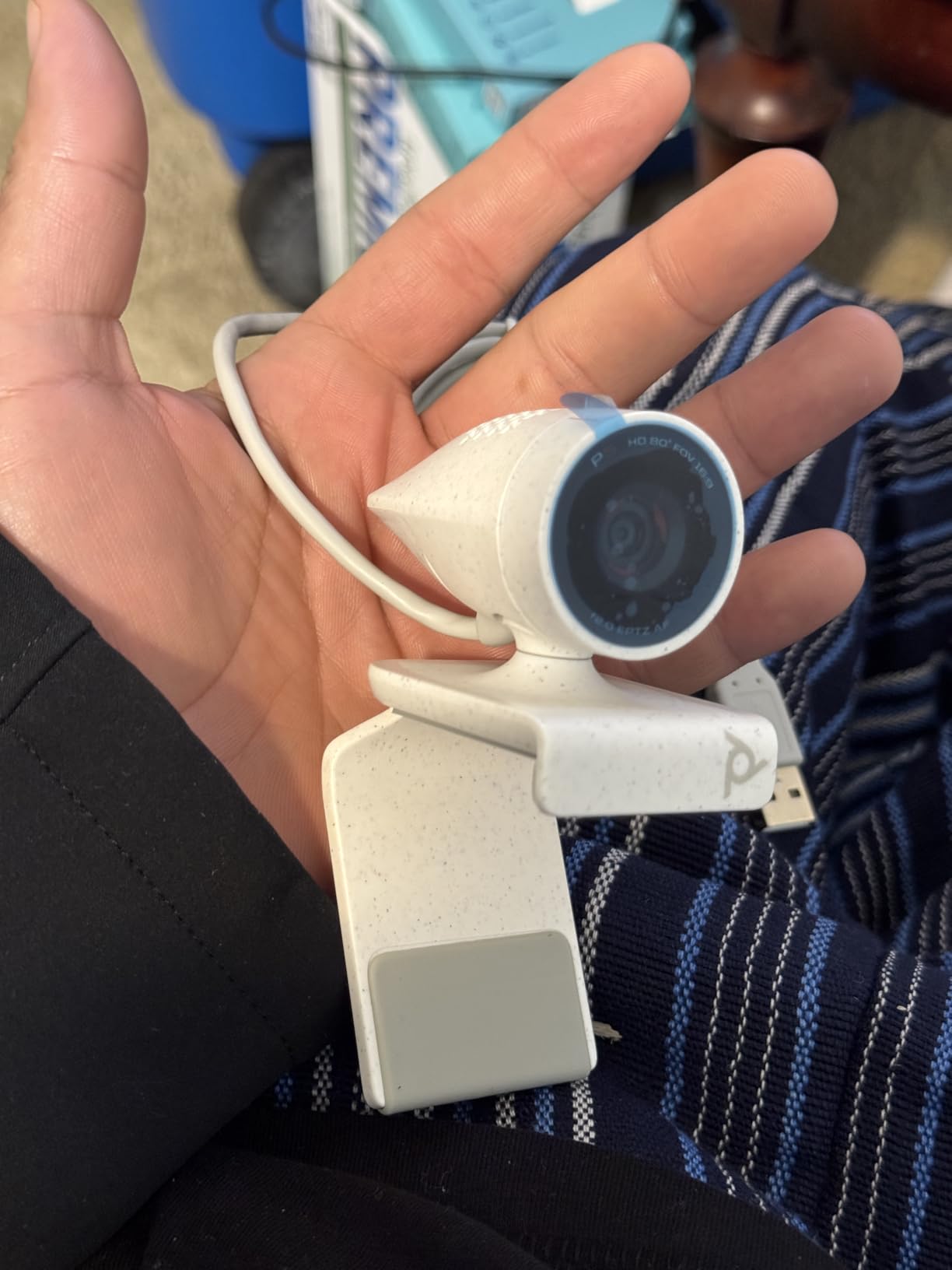 Poly Studio P5 Professional Webcam (Plantronics) - 1080p HD Laptop Camera for Video Conference & Distance Learning - Monitor & Tripod Mount - Privacy Shutter-Works w/Teams (Certified), Zoom(Certified) - Customer Photo 1