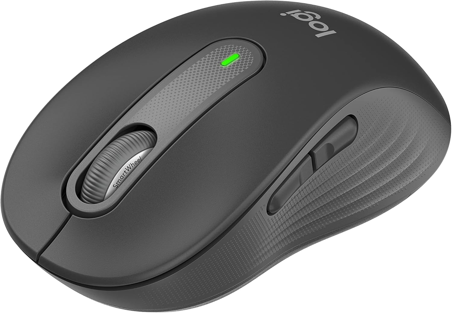 Logitech Signature M650 Wireless Mouse - for Small to Medium Sized Hands, 2-Year Battery, Silent Clicks, Customizable Side Buttons, Bluetooth, Multi-Device Compatibility (Graphite) - Customer Photo 1