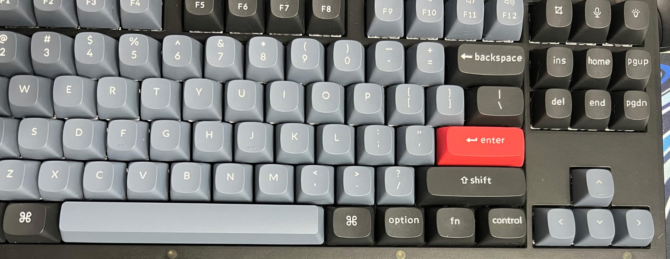 Keychron V3 Wired Custom Mechanical Keyboard, TKL Tenkeyless QMK/VIA Programmable Macro with Hot-swappable Keychron K Pro Brown Switch Compatible with Mac Windows Linux (Frosted Black-Translucent) Customer Review Keychron V3 Wired Custom Mechanical Keyboard, TKL Tenkeyless QMK/VIA Programmable Macro with Hot-swappable Keychron K Pro Brown Switch Compatible with Mac Windows Linux (Frosted Black-Translucent) - Customer Photo 2
