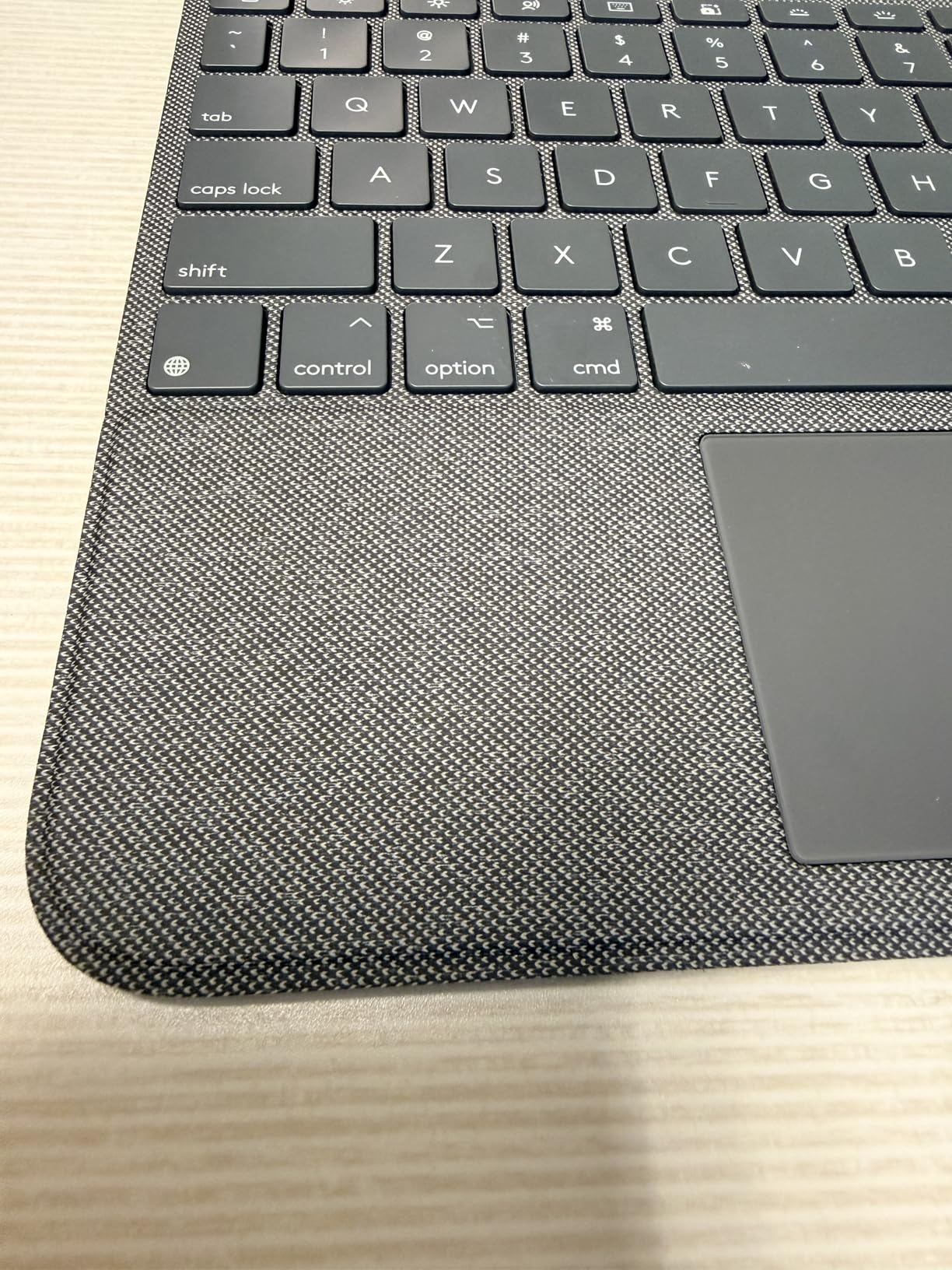 Logitech Combo Touch iPad 10th Gen Case, Detachable Keyboard, Large Precision Trackpad, Backlit Keyboard, Smart Connector - Oxford Gray - Customer Photo 1