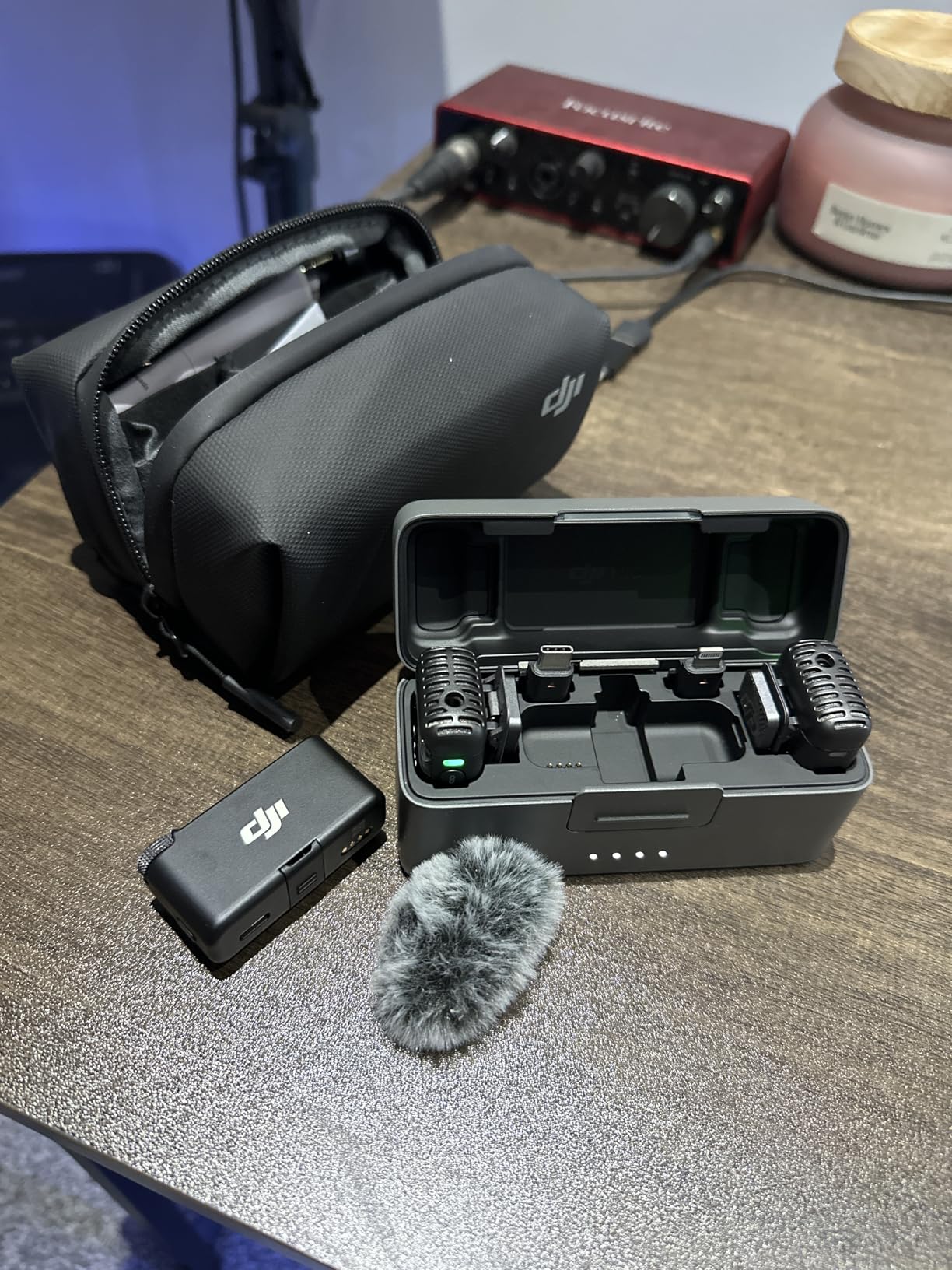 DJI Mic 2 (2 TX + 1 RX + Charging Case), Wireless Lavalier Microphone, Intelligent Noise Cancelling, 32-bit Float Internal Recording, 820 ft.(250m) Range, Microphone for iPhone, Android, Camera - Customer Photo 1