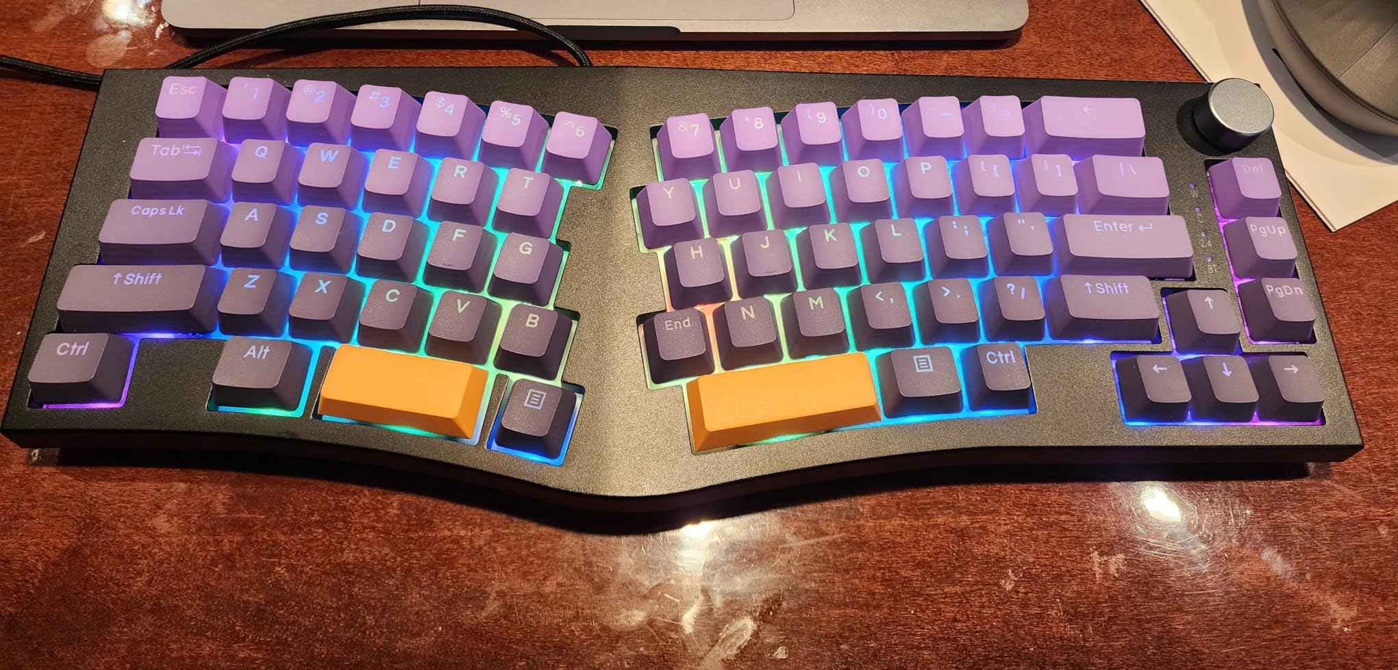 EPOMAKER x Feker IK85 Pro Gasket-Mounted Mechanical Keyboard with 1.06’ Screen and Knob, Hot Swappable 3 Modes (2.4Ghz/BT 5.0/USB-C), Sound Dampening Foams Kit, 8000mAh Battery, RGB (Mulan Switch) Customer Review EPOMAKER x Feker IK85 Pro Gasket-Mounted Mechanical Keyboard with 1.06’ Screen and Knob, Hot Swappable 3 Modes (2.4Ghz/BT 5.0/USB-C), Sound Dampening Foams Kit, 8000mAh Battery, RGB (Mulan Switch) - Customer Photo 2