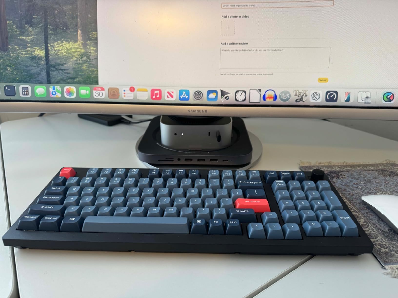 Keychron V5 Max Custom Wireless Mechanical Gaming Keyboard with Number Pad, 96% Layout QMK/VIA 2.4 GHz/Bluetooth 5.1/Wired, RGB Backlit Hot-Swappable Gateron Red Switch for Mac Windows Linux Customer Review Keychron V5 Max Custom Wireless Mechanical Gaming Keyboard with Number Pad, 96% Layout QMK/VIA 2.4 GHz/Bluetooth 5.1/Wired, RGB Backlit Hot-Swappable Gateron Red Switch for Mac Windows Linux - Customer Photo 2