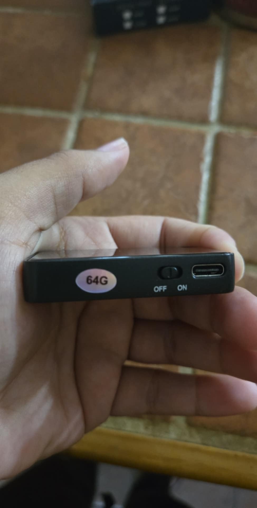 QZTCAMERA Mini Magnetic Voice Recorder, Portable Audio Recorder with Ai Voice Activation, 64GB with 1150 Hours Recording Capacity, Small Recording Device for Interviews, Conferences, Lectures - Customer Photo 2