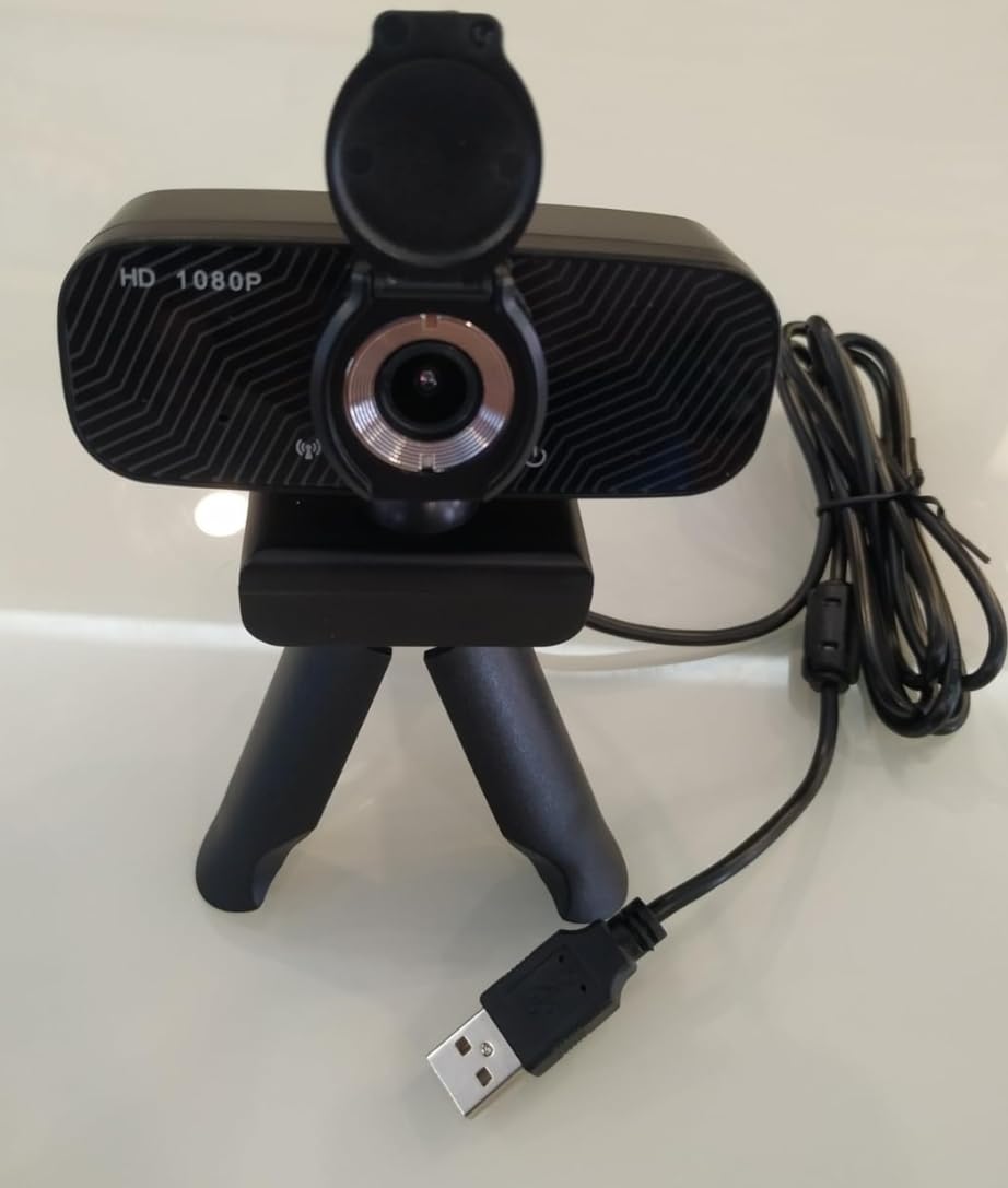 Gohero Full HD 1080P Video Webcam, Noise Cancellation, Privacy Cover, Wide-Angle Lens, Auto Light Correction, Plug & Play USB Webcam for Laptop, Desktop, PC, Mac, Zoom, Skype Pro Series - Customer Photo 2