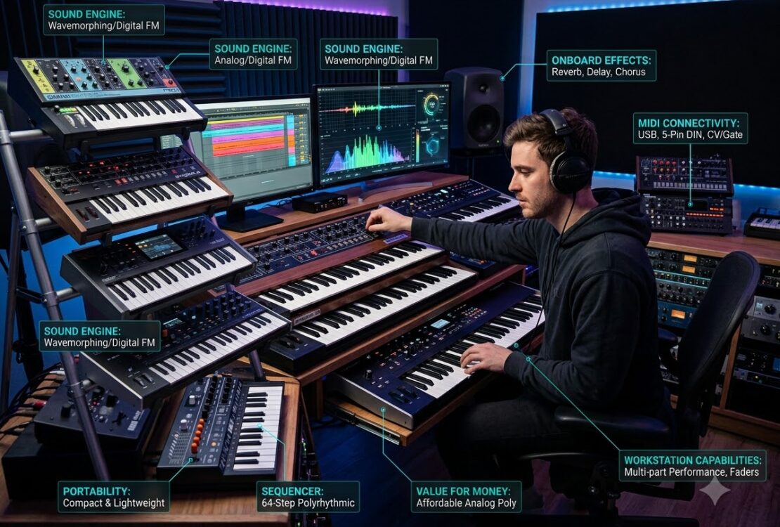 Best Synthesizer Keyboards for Every Budget